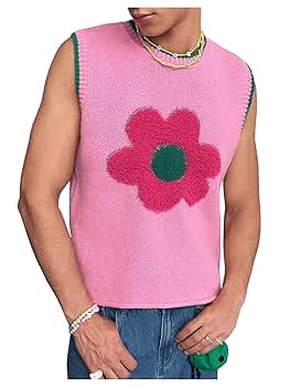 トップス MURRAL Garden flower knit vest 86d0e10a714449d906649c812023c7