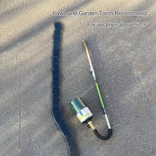 Miniatura 2 de EWT Cinta selladora de juntas y grietas de asfalto prémium para reparación de juntas y grietas, 2 pulgadas x 50 pies de largo (0.118 in de grosor)