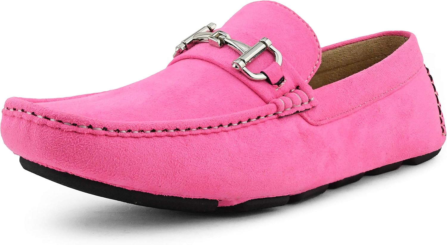 Amali Walken – Men’s Slippers – Mens Casual Shoes – Mens Loafers – Mocassins Mens Slip On Shoes – Driver with Metal Bit and Detailed Stitching