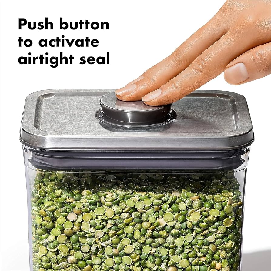 Amazon.com: OXO Steel POP Food Storage Container 6-Piece Set with