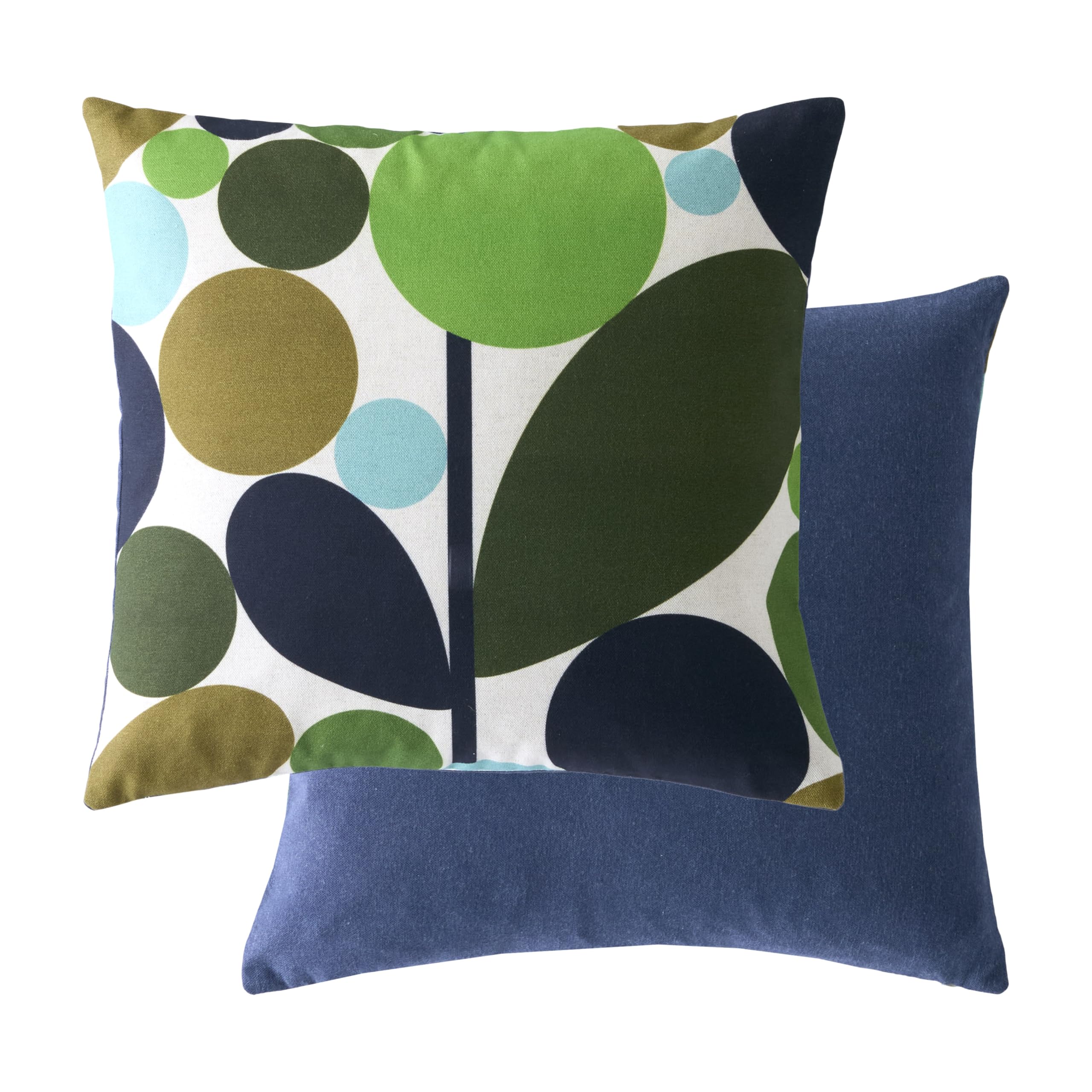 Orla Kiely Evergreen Bubble Flower Microfibre Filled Cushion – (45Cm X 45Cm)