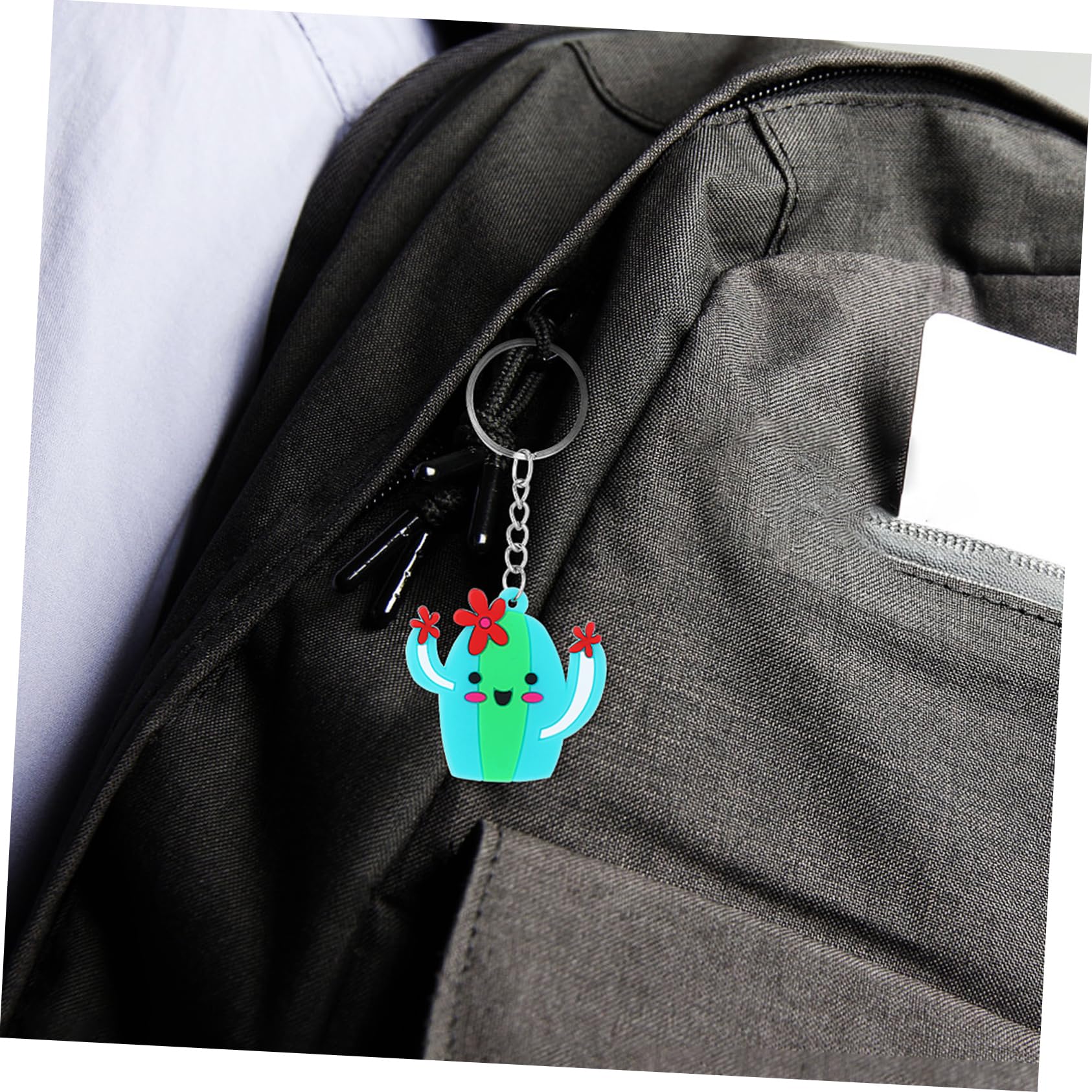 minkissy Catta Catta Catto Divertente Compleanno Keychain Fiesta Sospeso Decorazioni Ciondolo Appeso A Chiave Portachiavi Keyrings Arredamento Chiave Keeychain Pvc