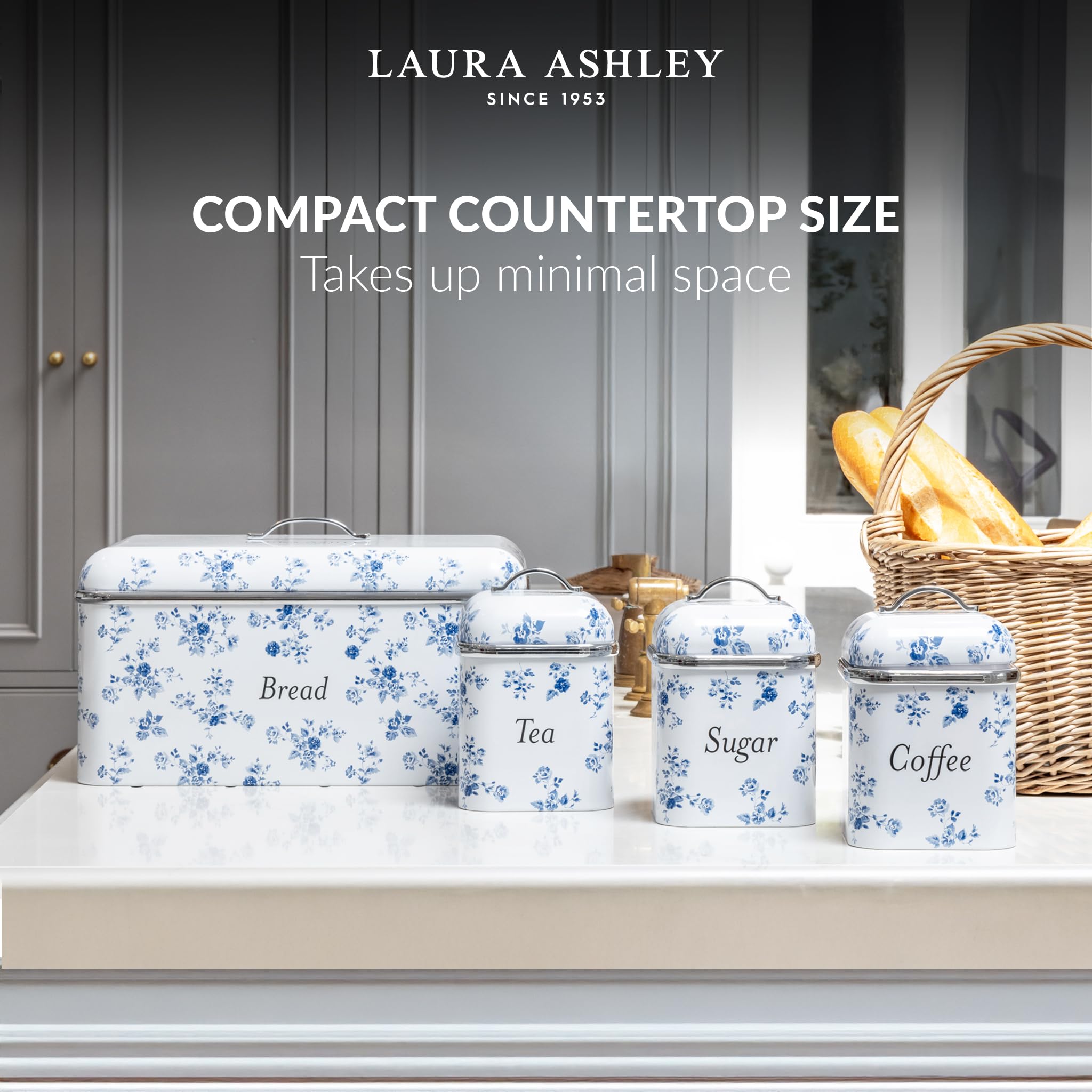 Amazon｜Laura Ashley VQ キャニスター3点セット - チャイナローズ