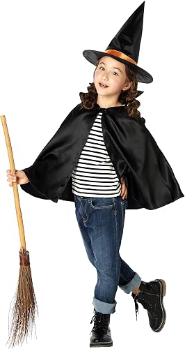 魔法使い 魔女セット 子供 ハロウィン とんがり帽子 マント