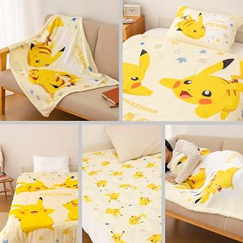 Amazon.co.jp: MORIPiLO 布団カバーセット ポケモン 【 掛け布団