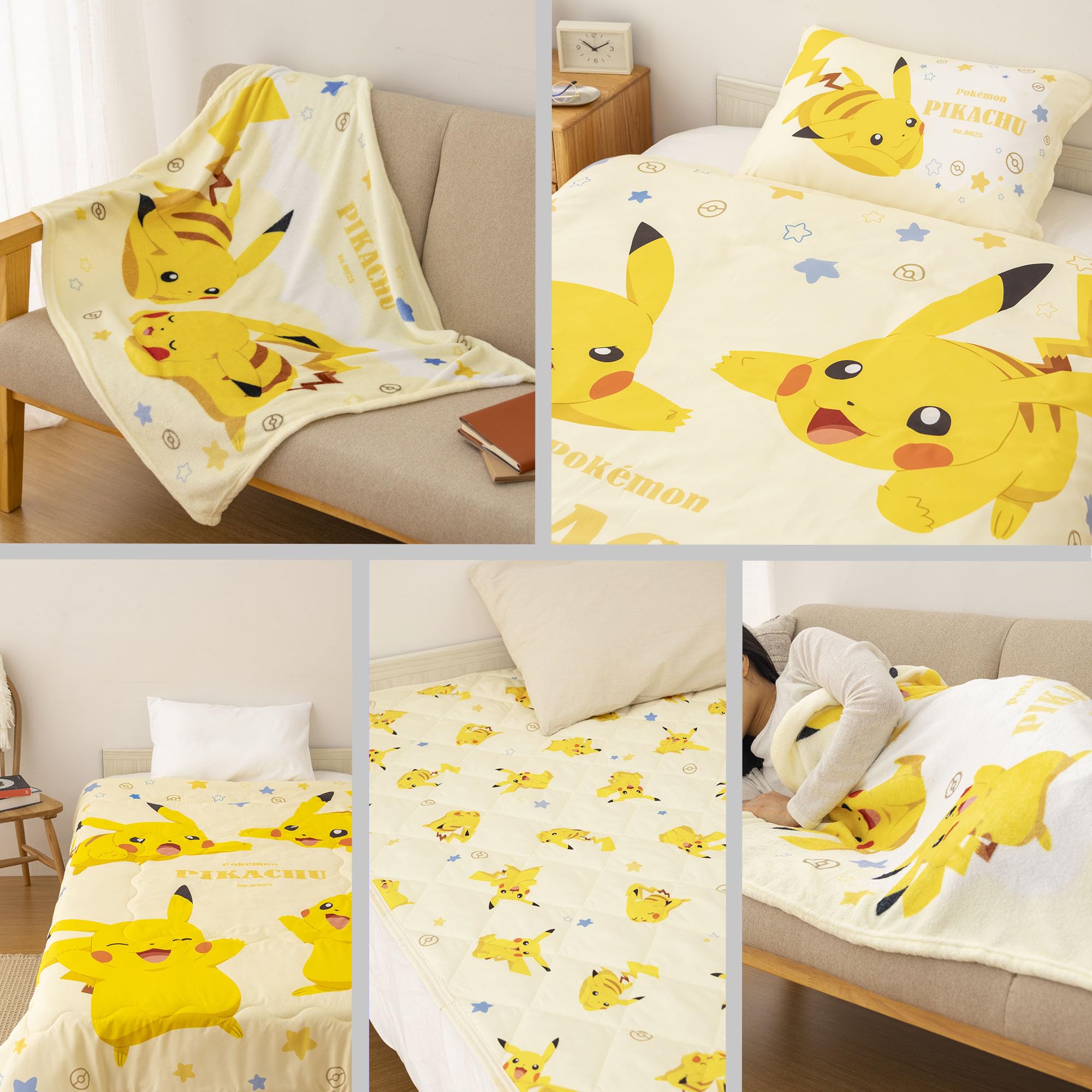 Amazon｜MORIPiLO ブランケット キャラクター ポケモン 【 ふんわり
