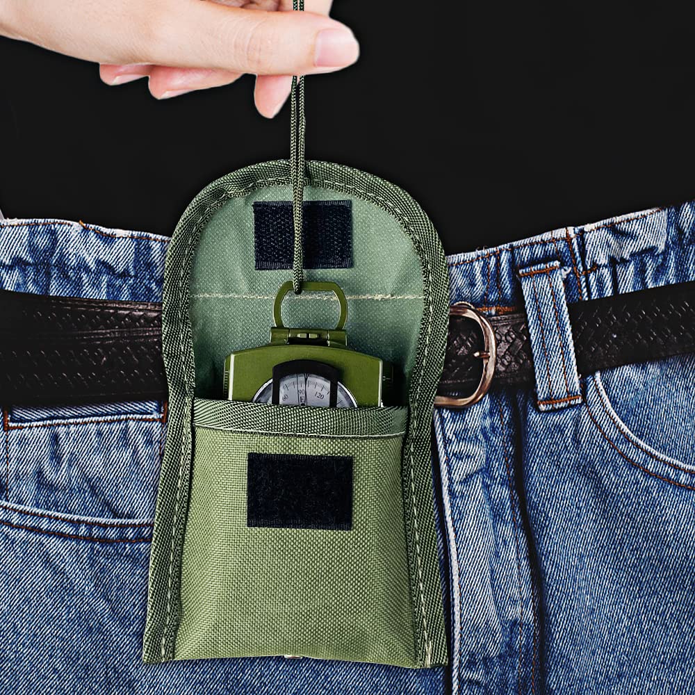Gvolatee Boussole Multifonctionnelle Militaire et Professionnelle - Imperméable avec Sac de Transport pour Randonnée, Camping, Hiking et Navigation