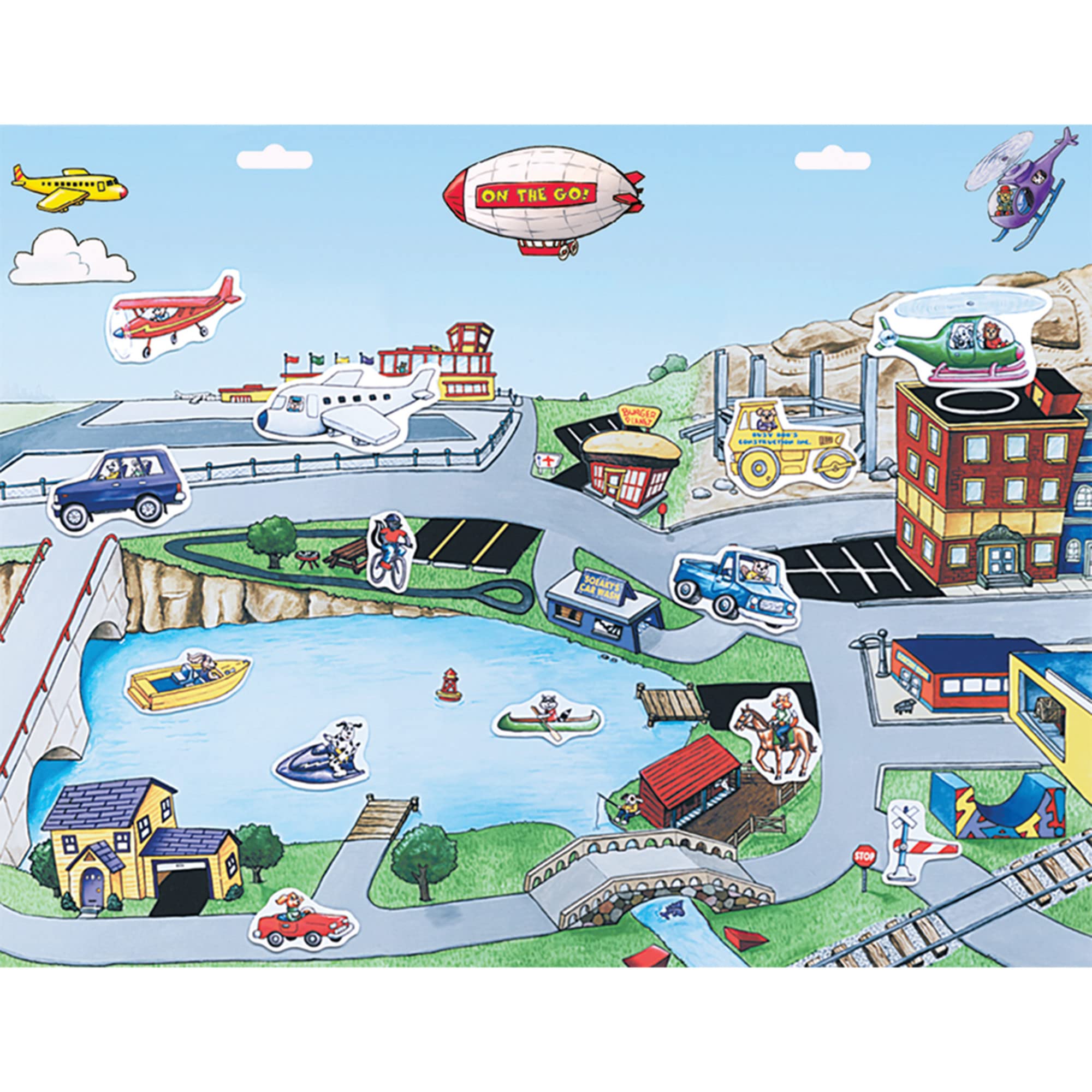 Create-A-Scene Magnetic Playset - On the Go : Toys & Games - Amazon.com