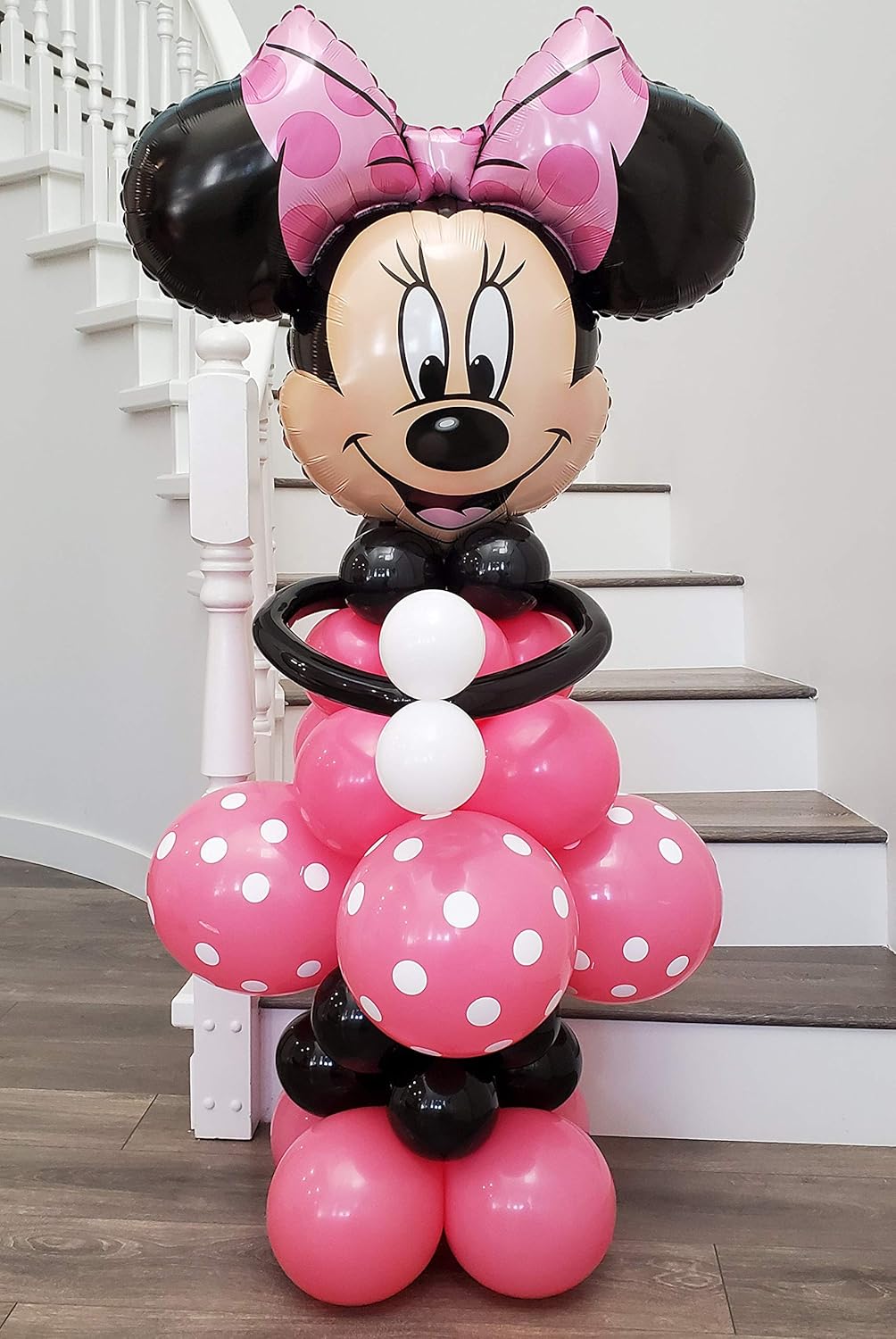 LANGLEY MONSTER Premium Quality DIY Disney Minnie, Mickey Mouse Balloon, Birthday Party Arch Balloons, Balloon Column for Party Decorations, Boy and Girl Birthday Party, Baby Shower, Theme Events : Home & Kitchen