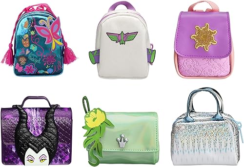 REAL LITTLES - Bolsos y mochilas coleccionables de micro Disney con 6 micro sorpresas en el interior. Los estilos pueden variar