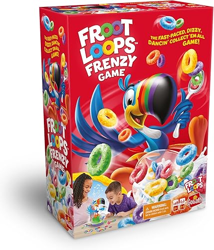 Miniatura 7 de Goliath Froot Loop Frenzy - Juego de habilidad y acción - El juego de ritmo rápido, mareado, bailarín y colecciónalos todos para edades de 6 años en