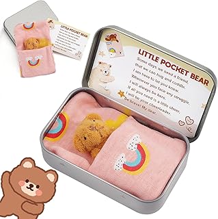 Little Pocket Bear Hug | Mini Bear in a Tin Box | Pocket Bea