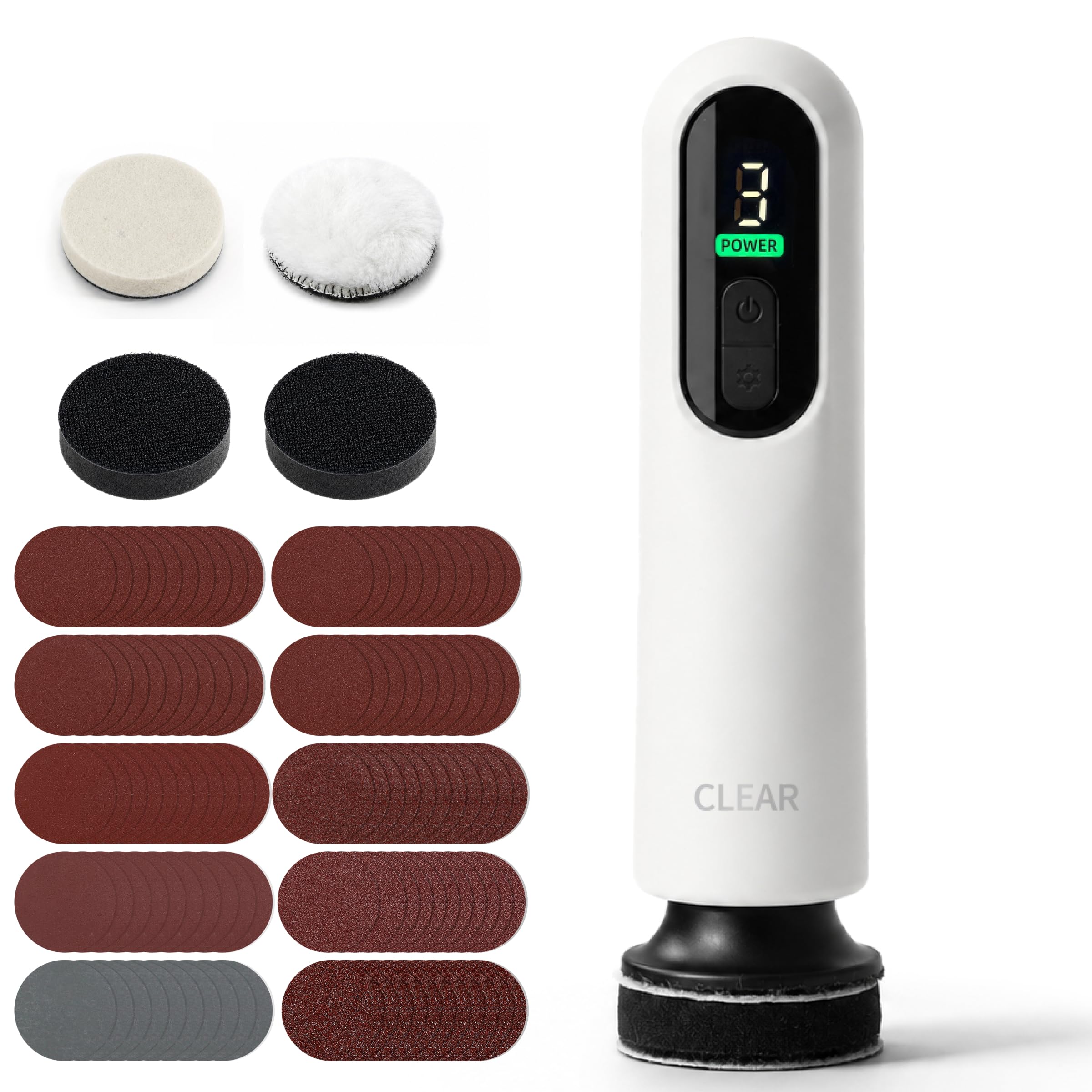 Cordless Rotary Sander Kit, 2" Detail Polisher for Resin Wood | Mini Detail Sander, Cordl…