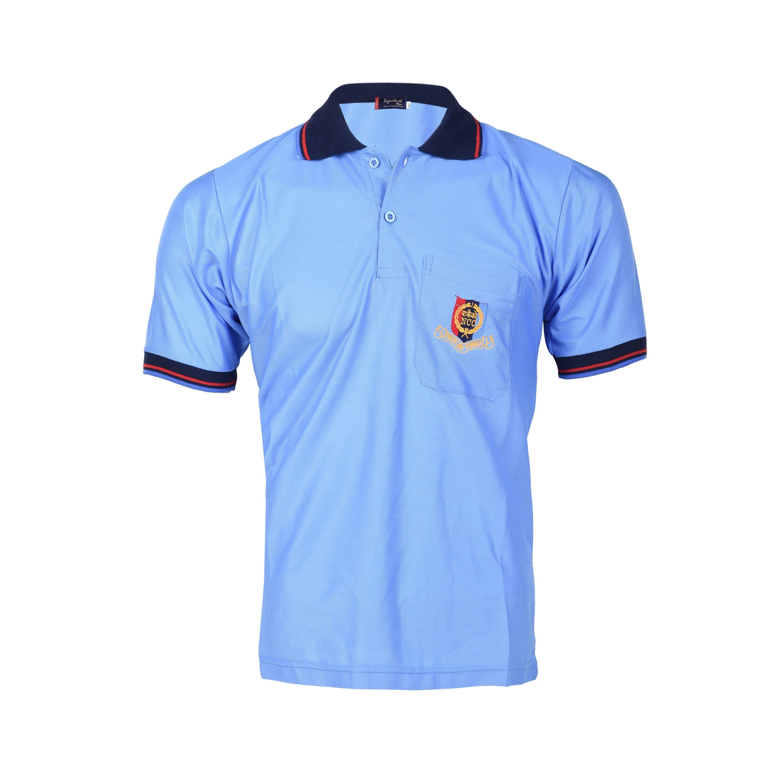 GenericNCC Uniform T-Shirt- Blue for Boys & Girls