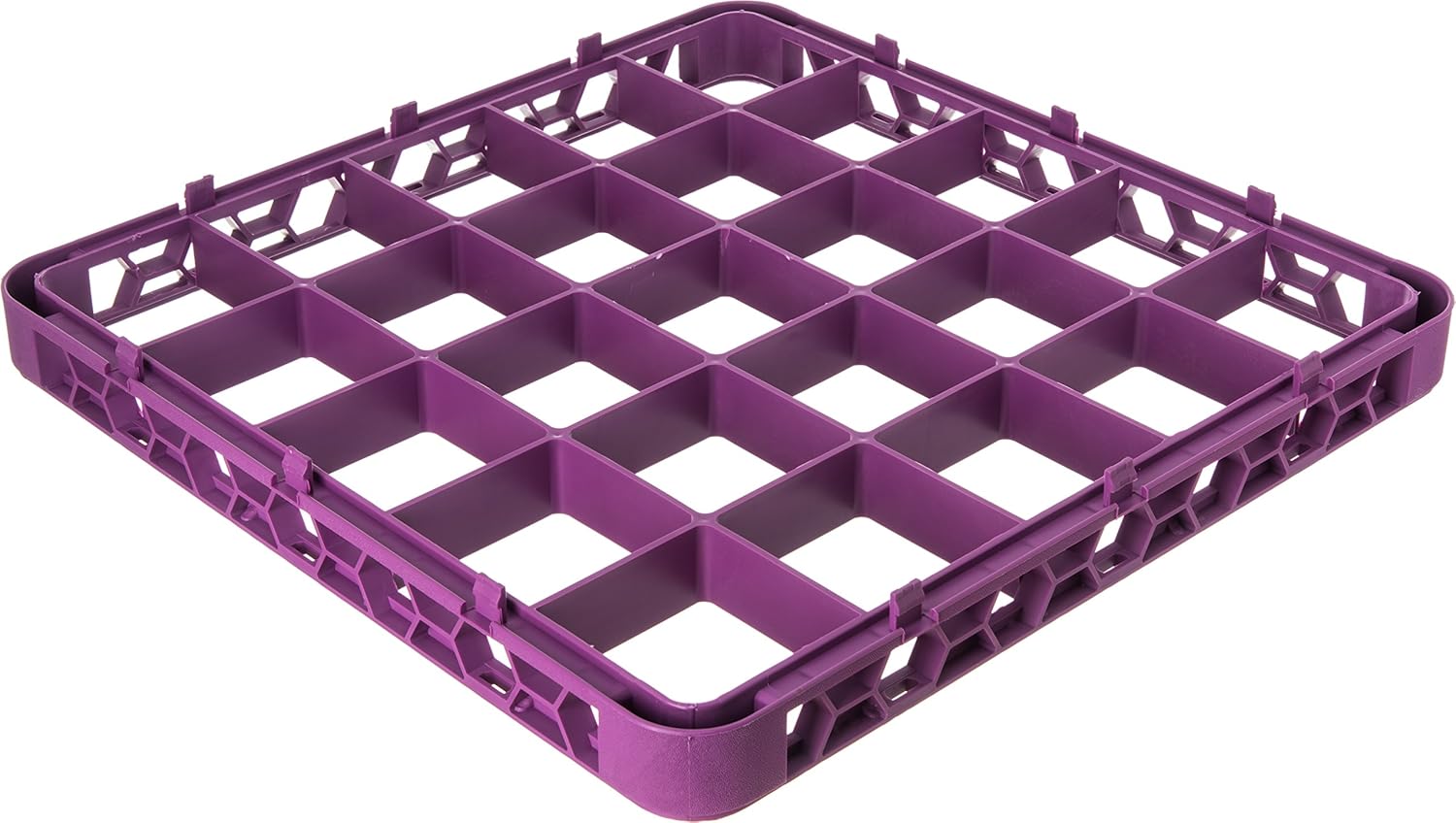 Carlisle FoodService Products RE25C89 OptiClean 25 Compartment Cup Rack Extender, 3-1/2\" Compartments, Lavender (Pack of 6) Lavender 6