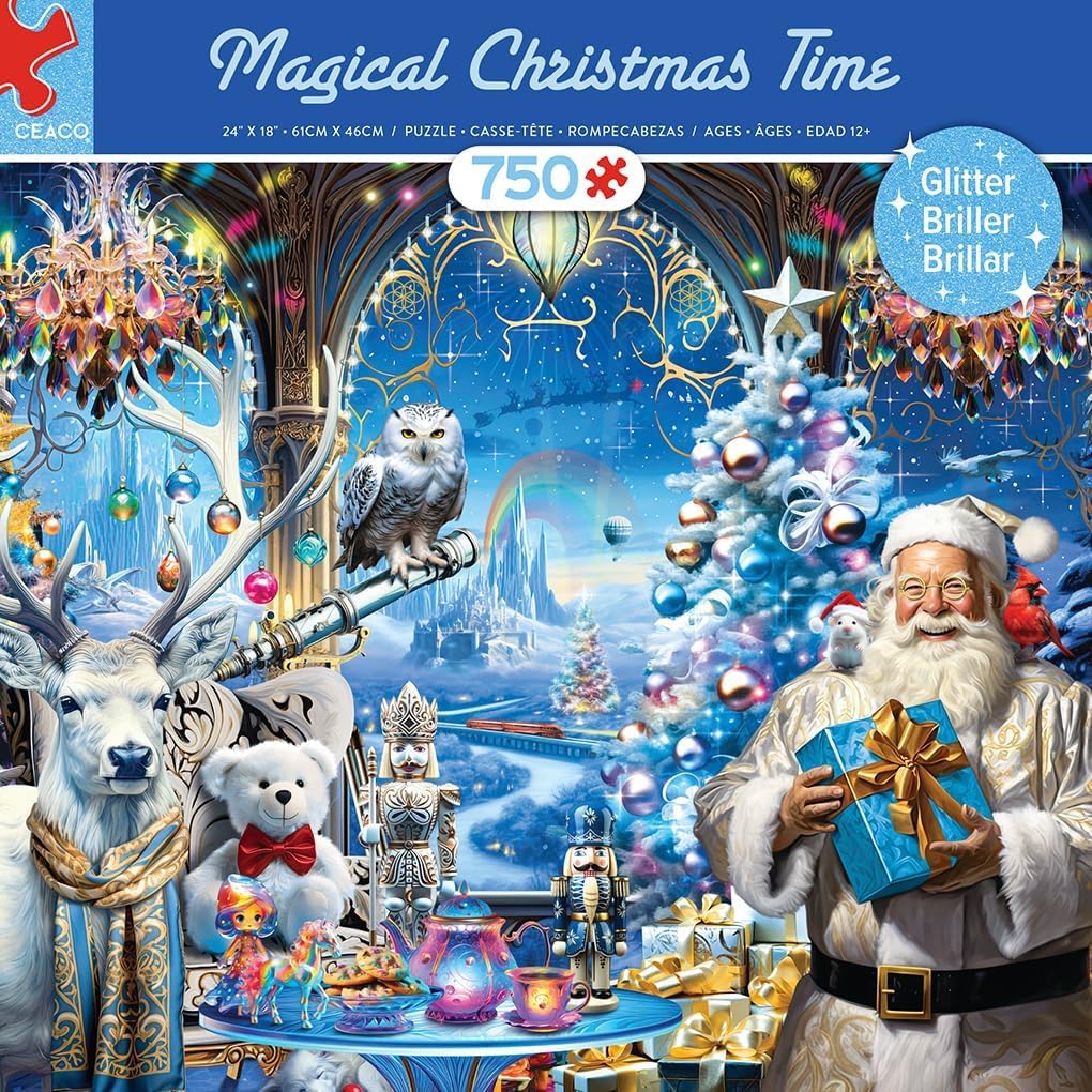 Ceaco - Glitter - Magico Tempo di Natale - Puzzle da 750 pezzi