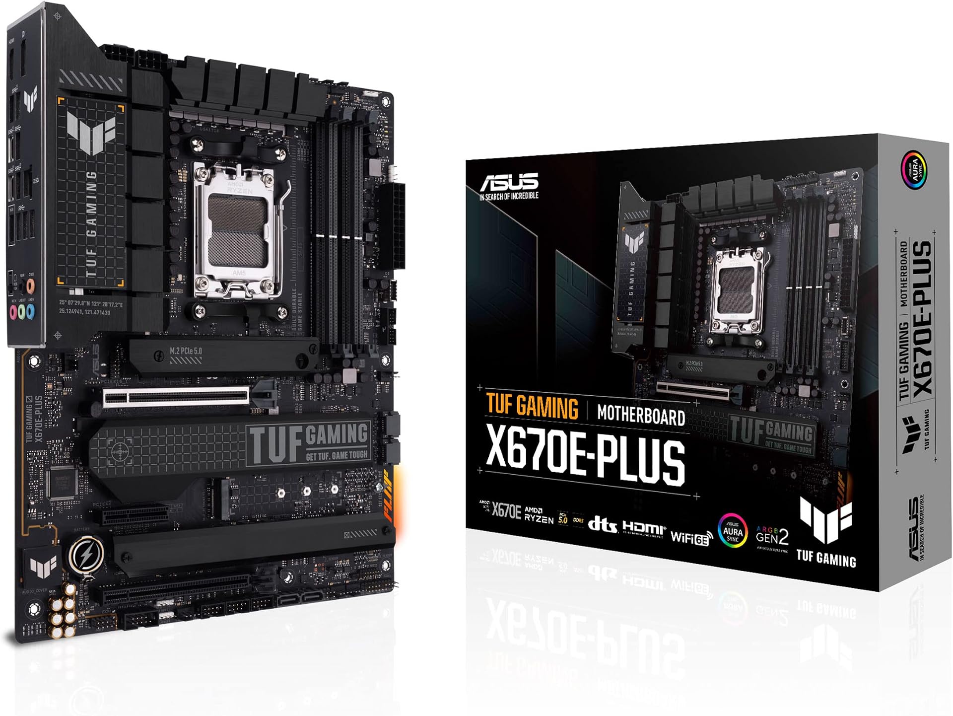 SUS TUF GAMING X670E-PLUS AMD Ryzen AM5 ATX motherboard