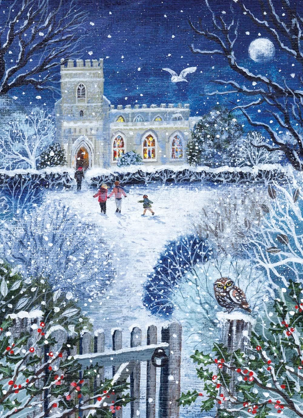 Museums & Galleries Pack Of 8 Charity Christmas Cards - So Up To The