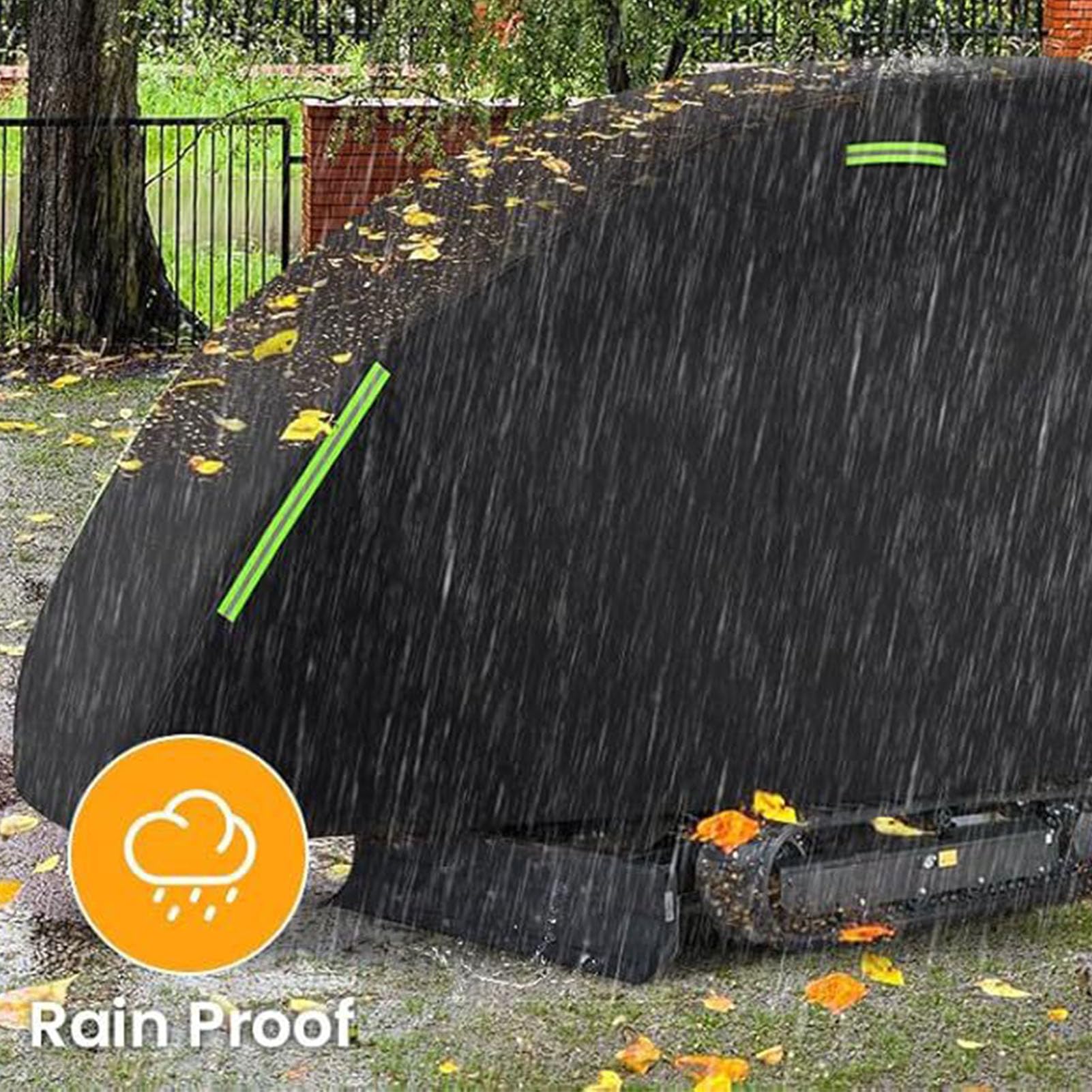 Sxhlseller Mini Cubierta de Excavadora Impermeable para Máquinas 1760–3530 Lb, Tela de Oxford 210d con Cremallera y Correas, Se Adapta a Bobcat E20 E32 Cat Takeuchi