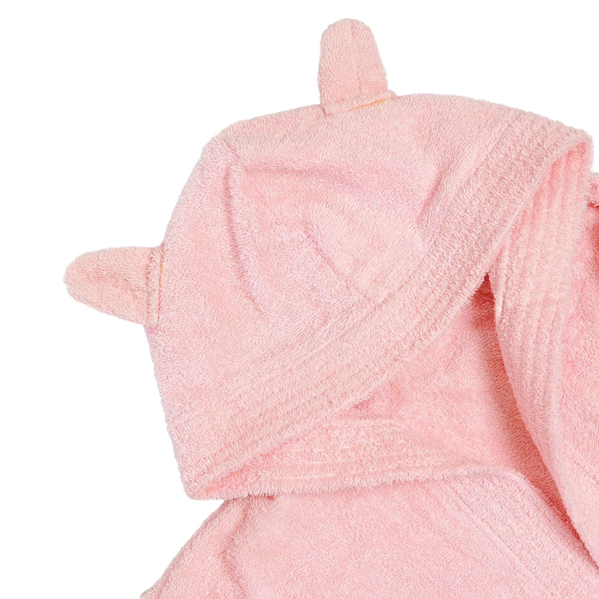 Ti TIN Peignoir Enfant Garçon ou Fille avec Capuche et Poches - Poncho de Bain Ultra-Doux et Absorbant en Coton, Idéal pour l'Heure du Bain, Facile à Laver, Lavable à 30°C