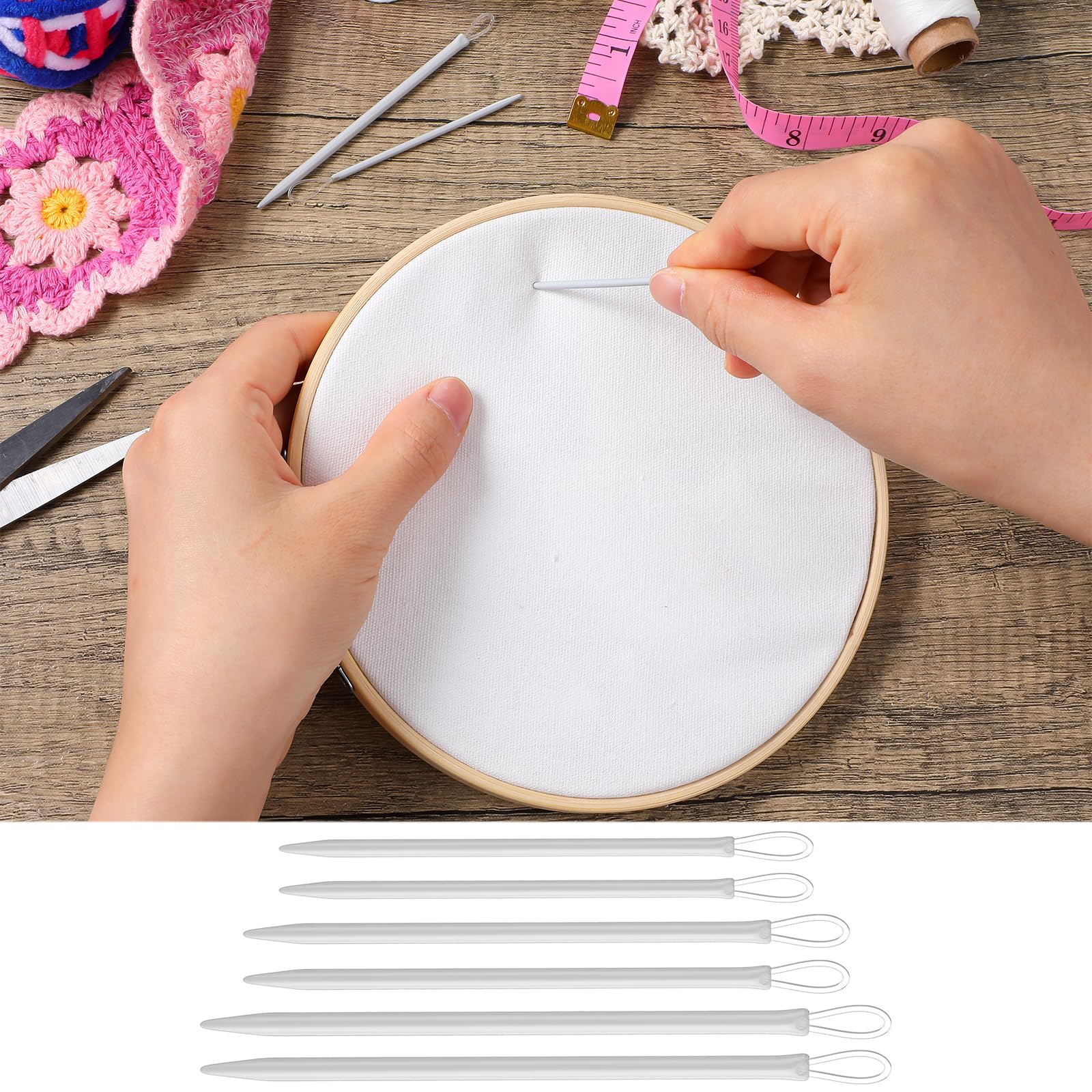 Aghi Extra Lunghi E Sottili Da 12 Cm E 0,6 Mm, 10 Pezzi