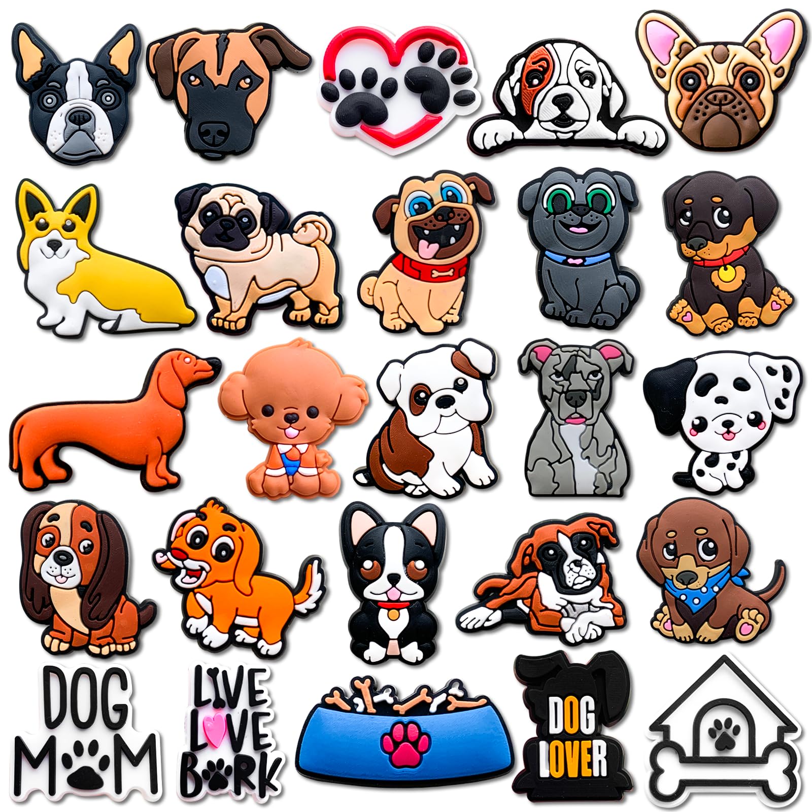 LFANDDog Coffee Bubble Tea Autism Shoe Charms for Clog Sandals Decoration, Shoes Decoration Accessories for Adult Party Favor