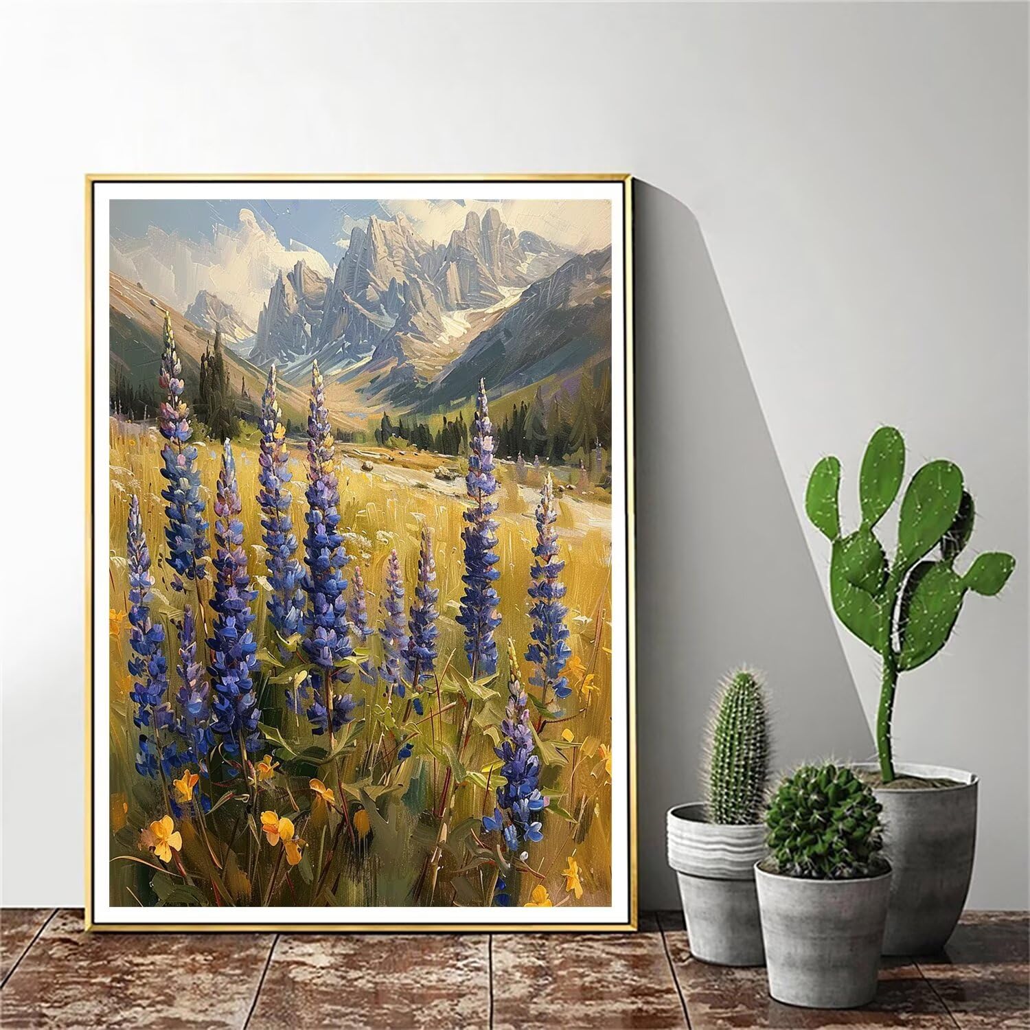 Pintar por Numeros Adultos pintar por numeros niños manualidades niños 10 años, DIY Pintar por Números de Pincel y Pintura acrílica Decoraciones para el Hogar Manualidades, sin Marco 60x80cm C-148