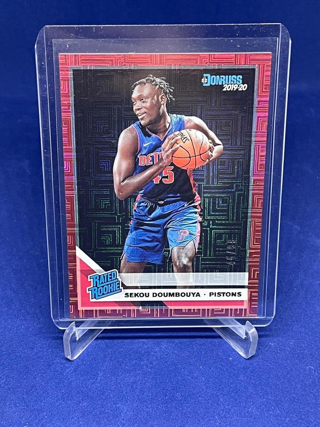 Sekou Doumbouya 2019-20 Panini Donruss Rated Rookie Infinite #d 46/99 - Basketball Cards