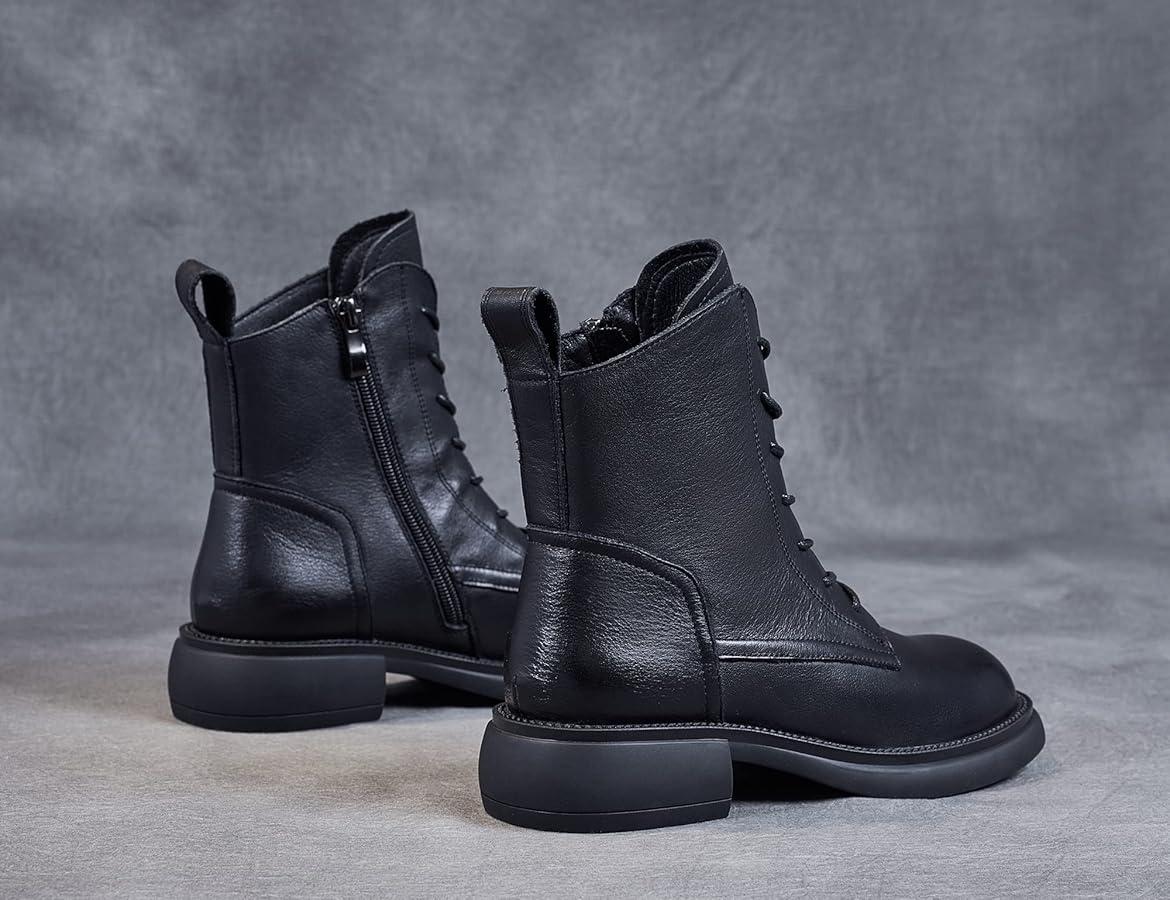 【新品未使用品】ESTNATION レースアップブーツ サイドジップ ヤギ革 新品未使用品】ESTNATION レースアップブーツ サイドジップ ヤギ革