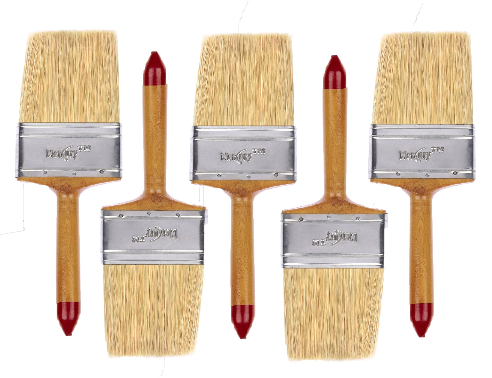 Mercury Brush Nylon/Polyester Round Bristles Blend Double Thickness Triple Boiled (3x5inch, Multicolour) (B07FRDCHN4) Amazon Price History, Amazon Price Tracker