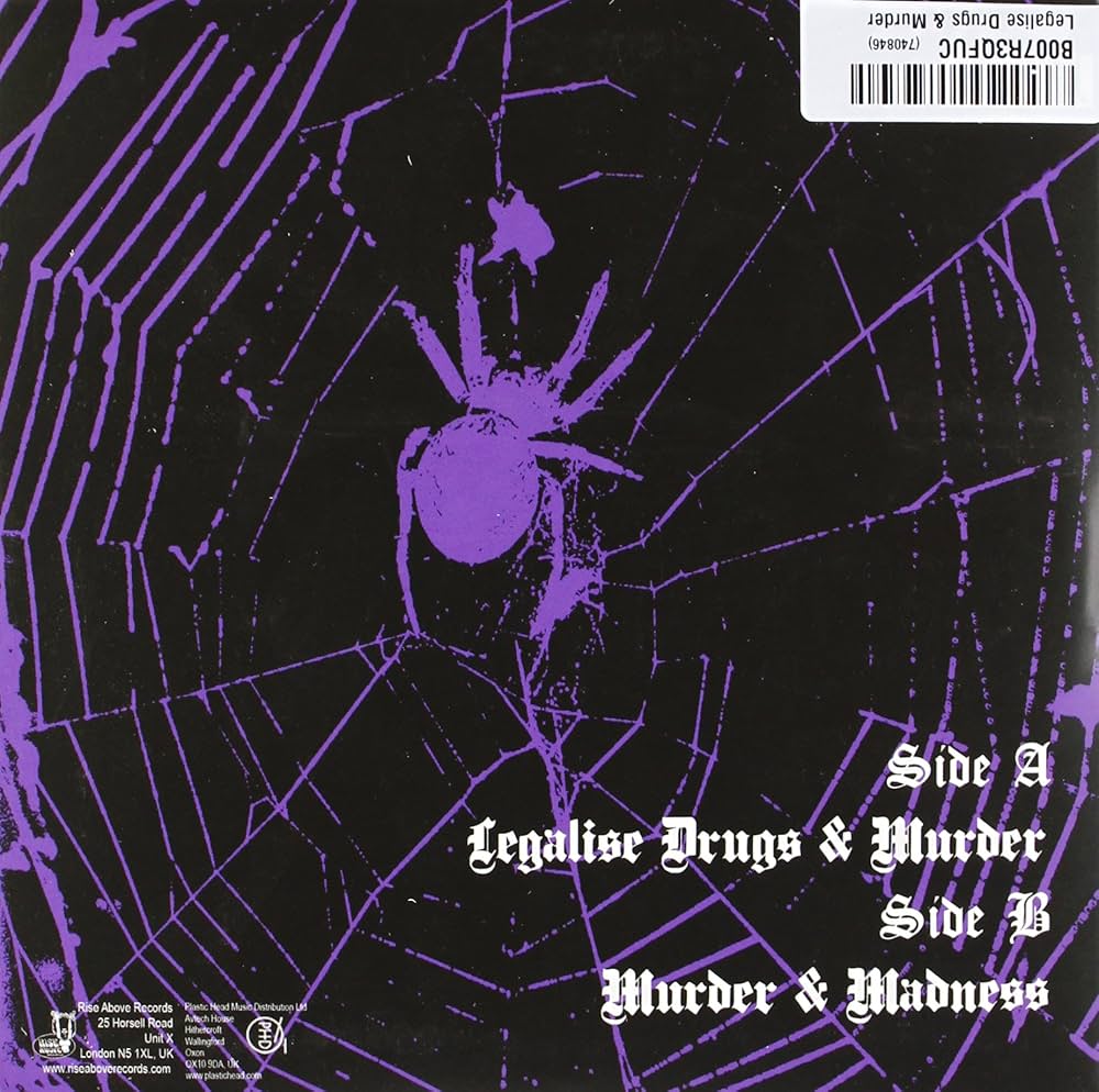 洋楽 Electric Wizard /Legalise Drugs & Murder Electric Wizard – Legalise Drugs & Murder – Vinyl (Purple, 7