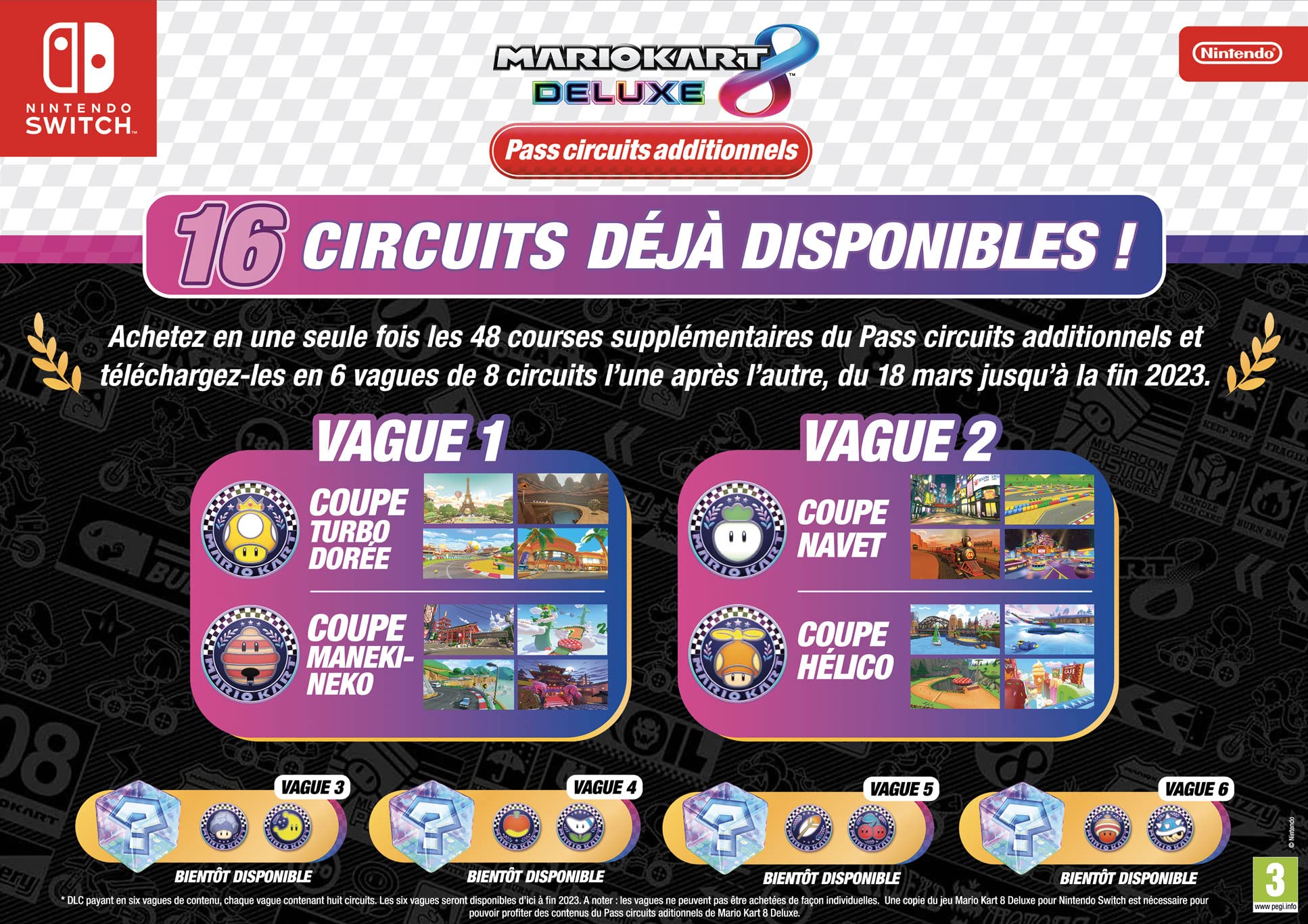 Nintendo Mario Kart 8 Deluxe Switch Standard Français Nintendo