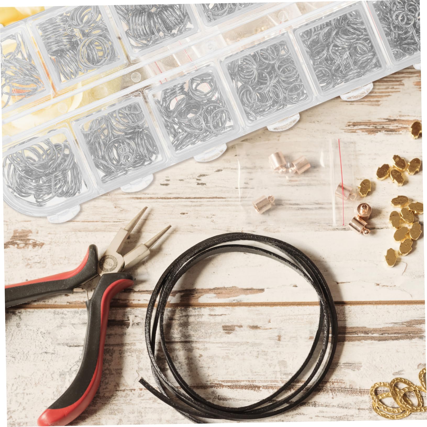 NUOBESTY 4800stücke Sprungringe Für Schmuckherstellung Offene Biegeringe Für Halsketten Armbänder Und -projekte Für Kreative Handarbeiten Und Bastelideen