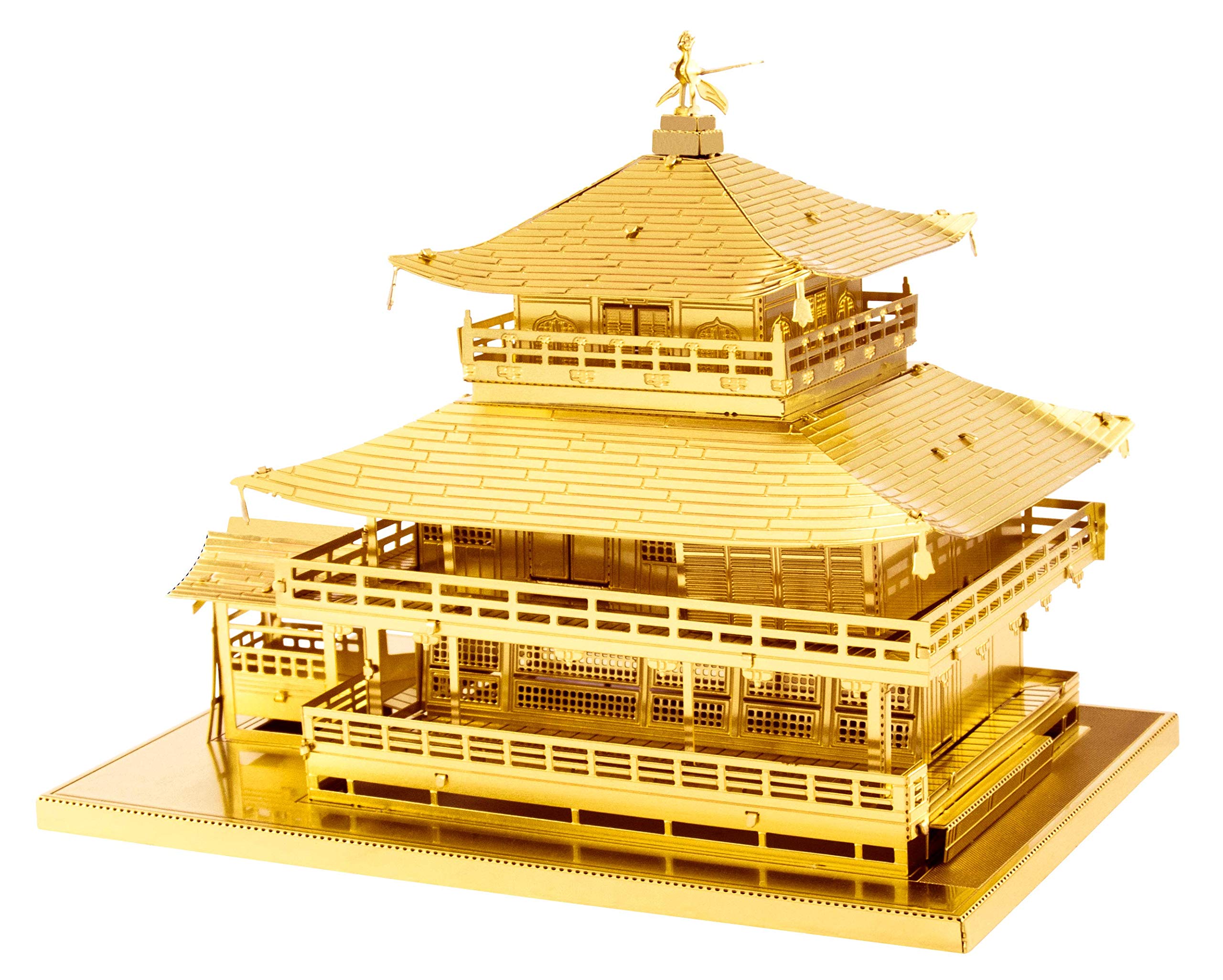 Metal Earth Fascinations 3D Metal Model Kits Set de 3 - Yomeimon Gate - Castillo Himeji - Kinkaku-ji