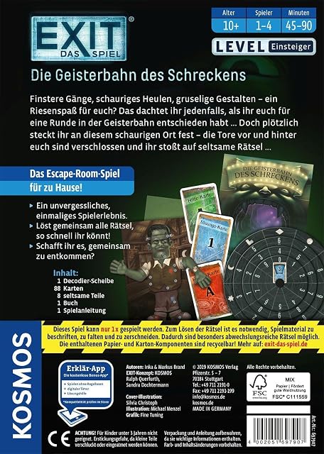 Foto 2 de 7 de EXIT - Die Geisterbahn des Schreckens: 1 - 4 Spieler