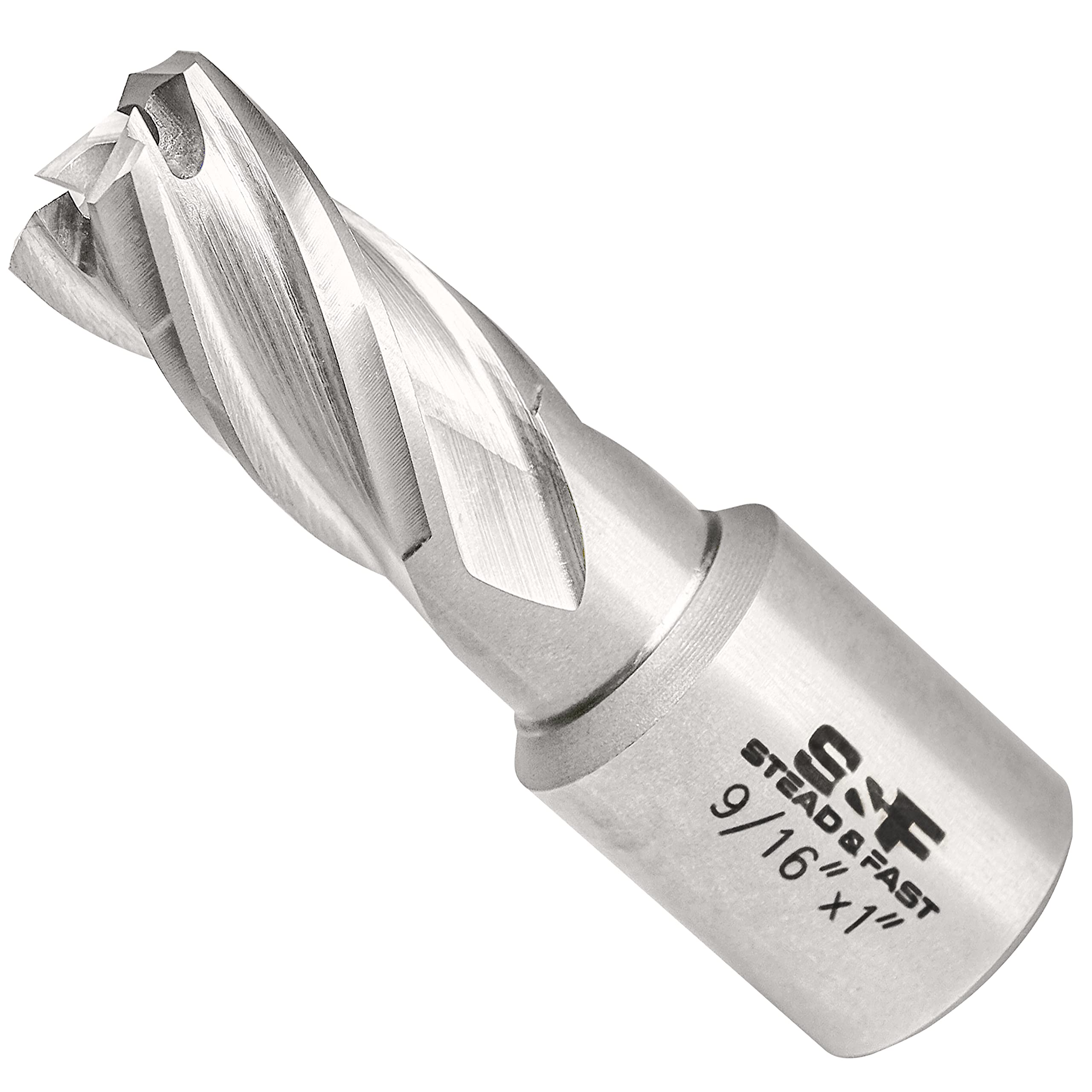 S&F STEAD & FAST Annular Cutter, 9/16β Cutting Diameter x 1β Depth of Cut for Magnetic Drill Press, Mag Drill Bits with Pilot Pin