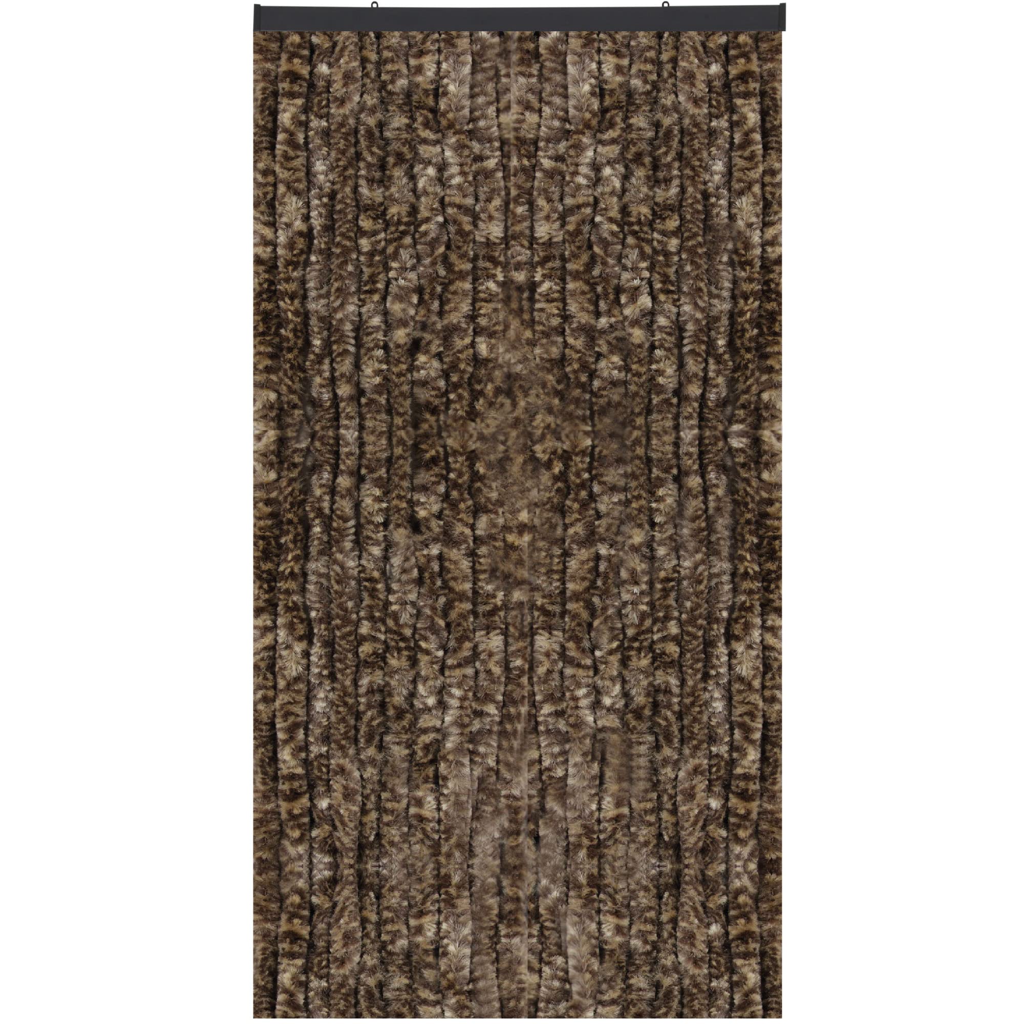 Arsvita - Tenda in ratina, 80 x 185 cm, protezione perfetta dagli insetti e dagli sguardi indiscreti per la porta del balcone e della terrazza, colore: blu scuro/bianco