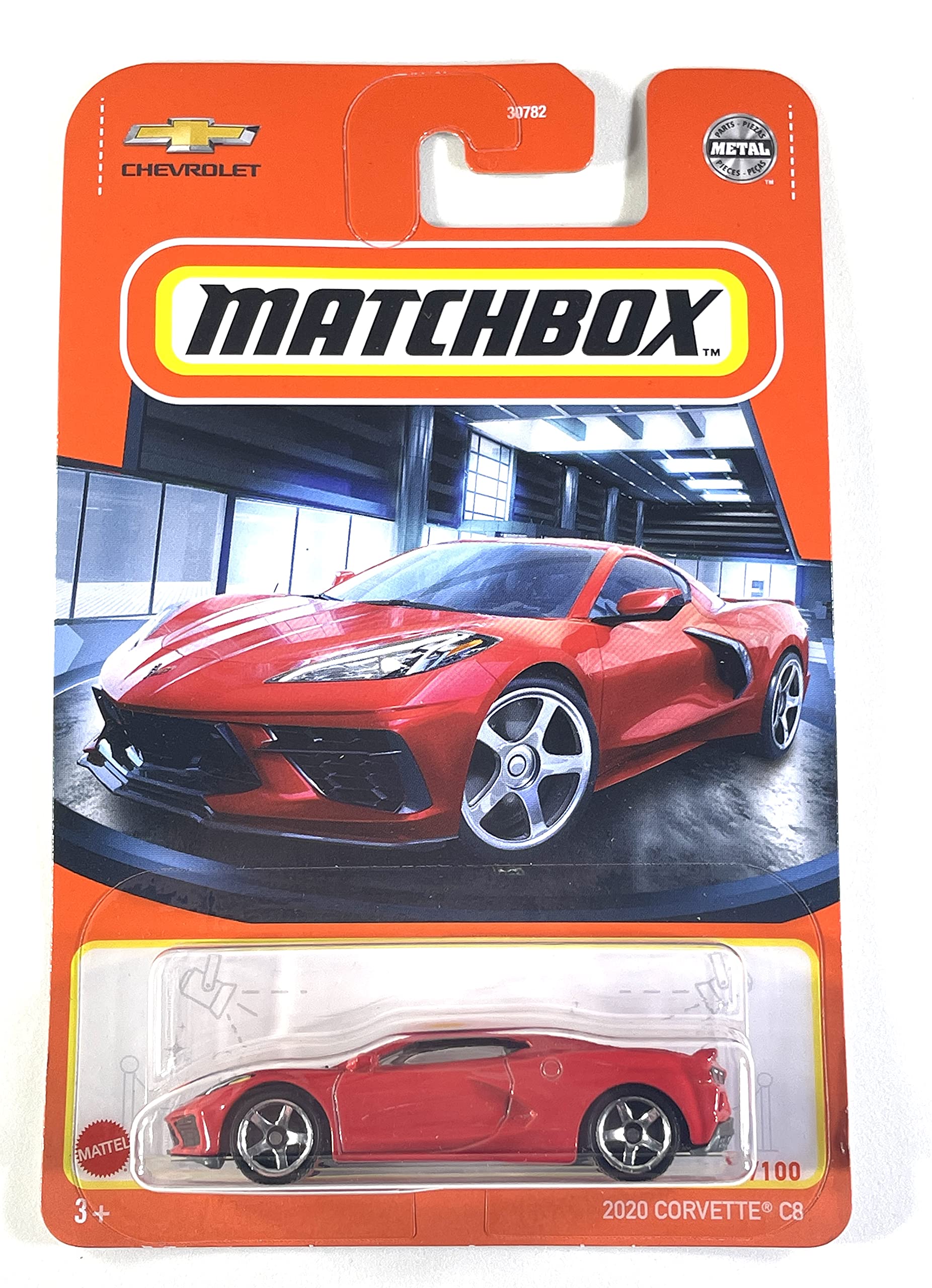 Hot WheelsMatchbox 2021 - 2020 Corvette C8 40/100 Red