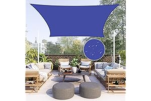 Waterproof Sun Shade Sail Rectangle UV Block Canopy for Outdoor Patio and Garden