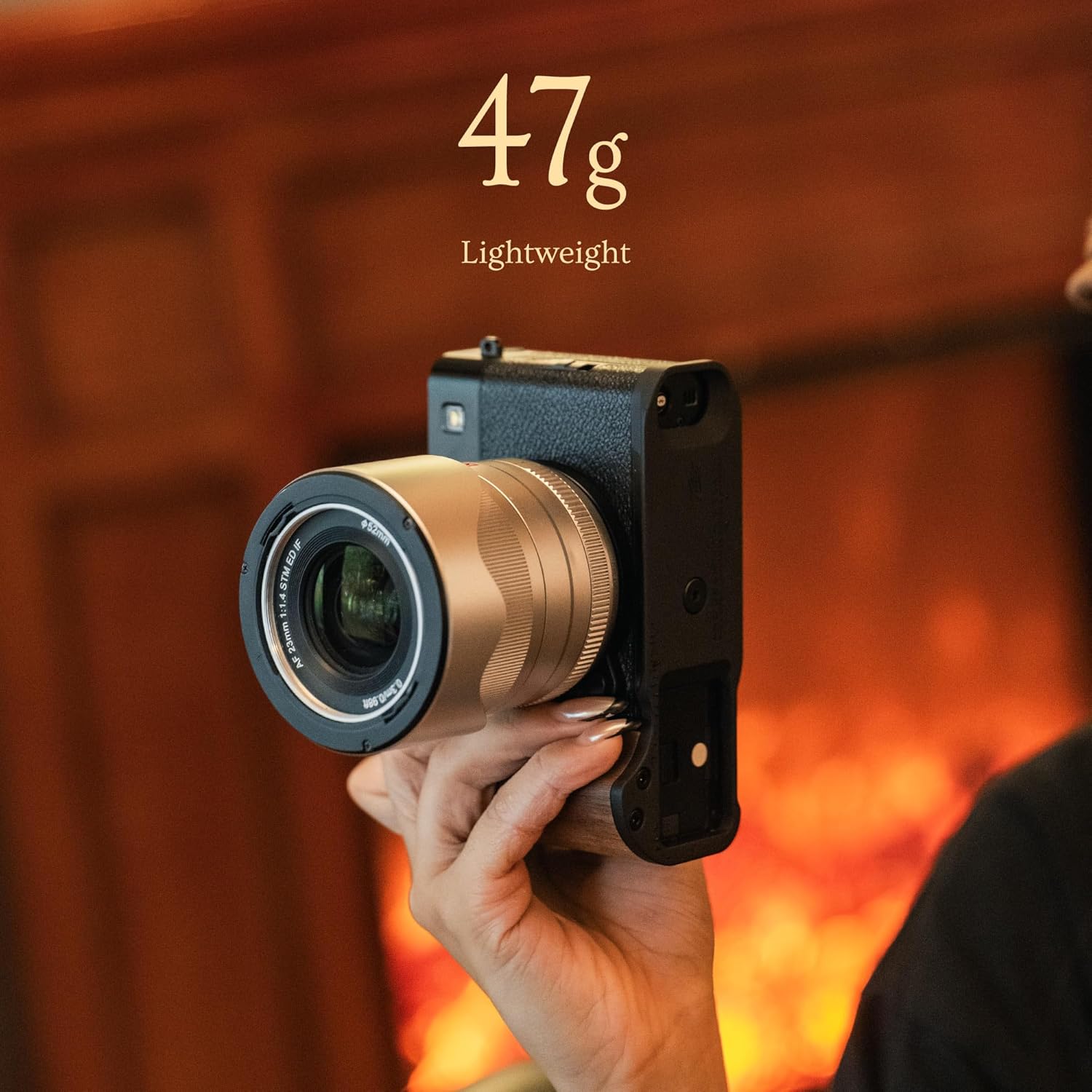 Tilta Vintage Camera Cage Base Kit Compatible with Fujifilm X-E5 – Black | Wooden Grip L-Bracket | ARCA Quick Release Plate Compatible | Lightweight Aluminum & Walnut Handheld Rig - Image 8