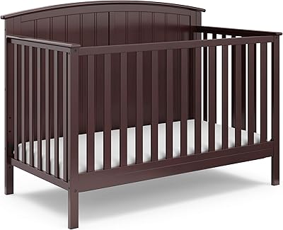 storkcraft steveston 4 in 1 crib and changer with drawer gray