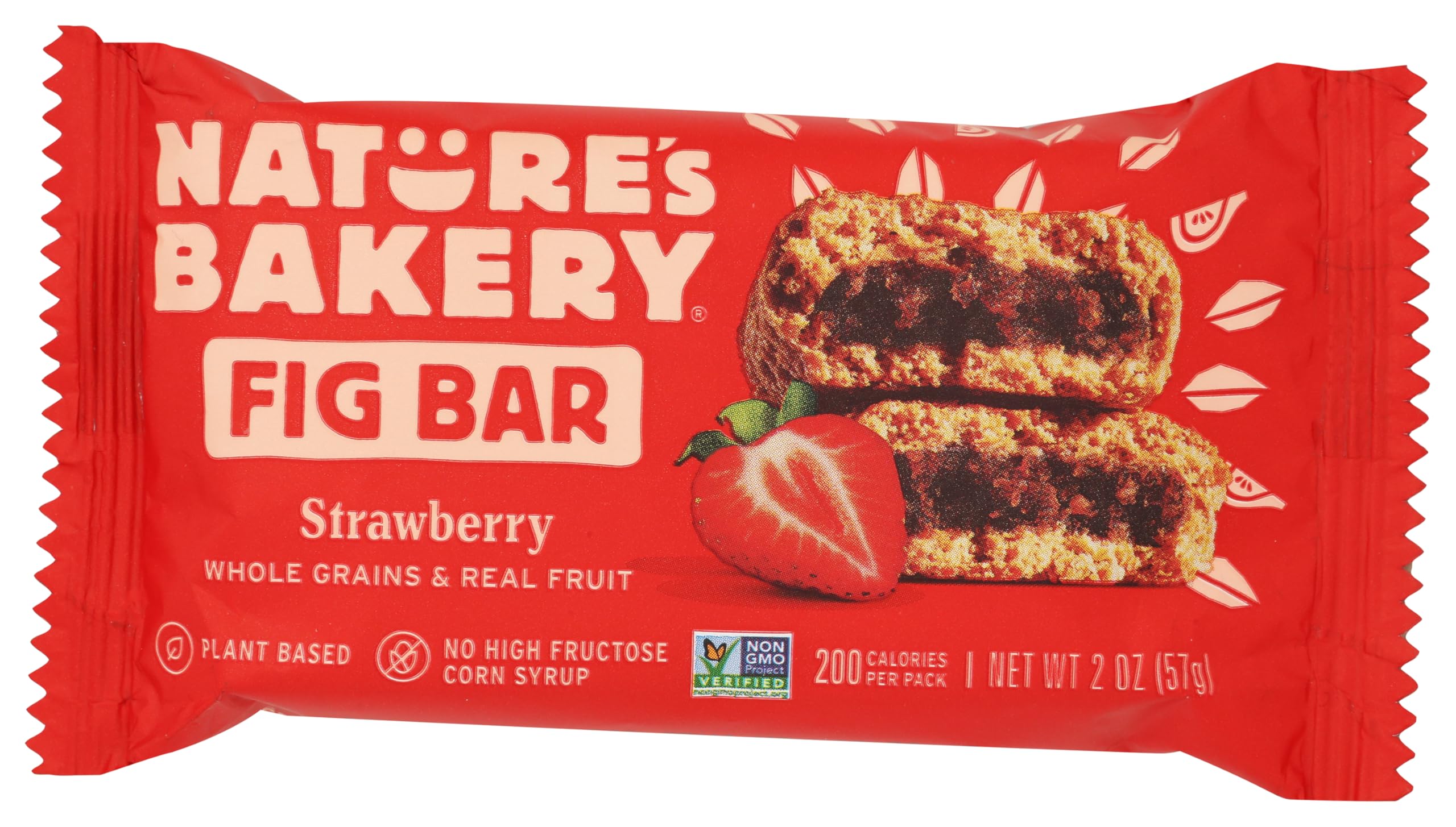 Natures Bakery Bar Fig Wow Strawberry, 2 oz