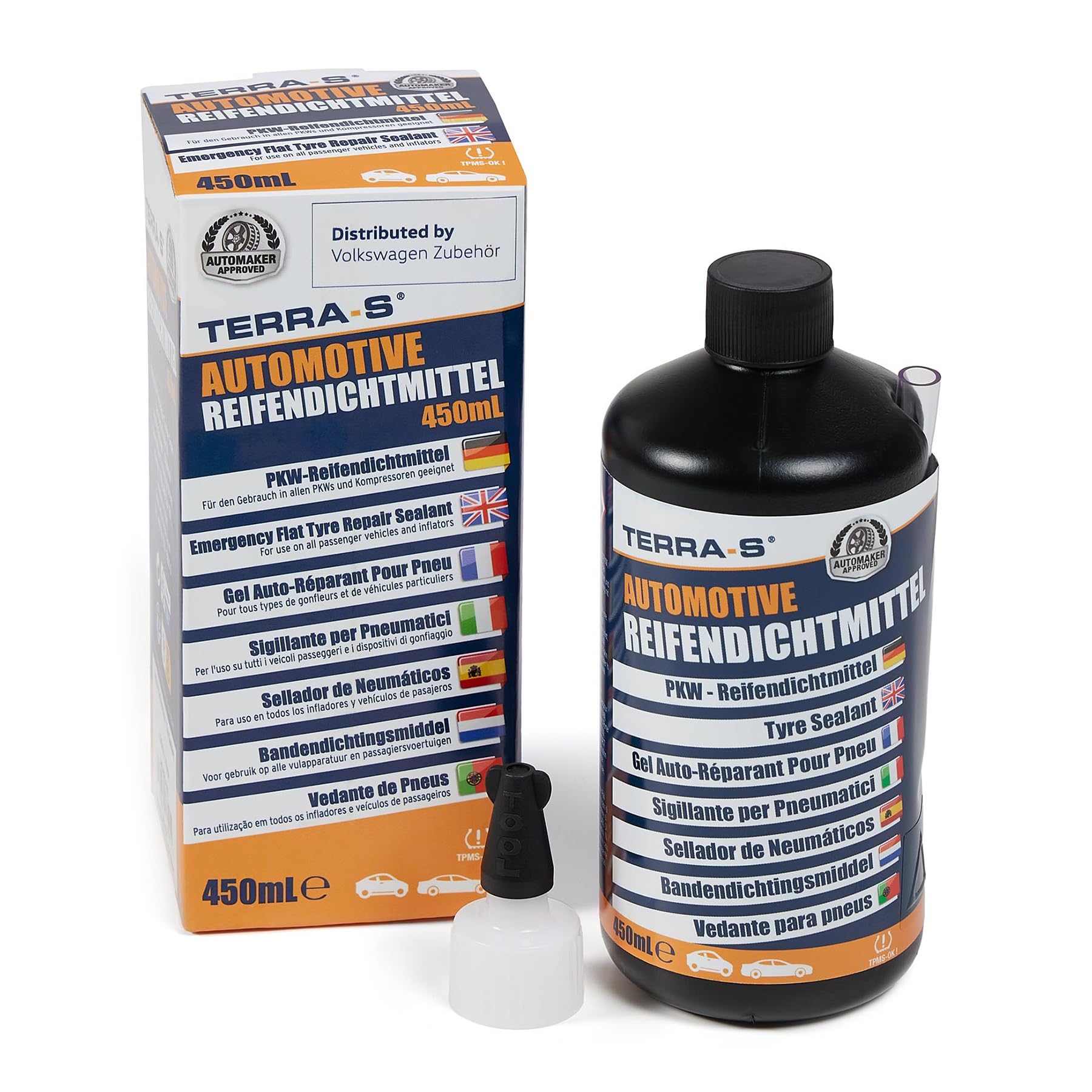Volkswagen 5H0096791 Mastic d'étanchéité pour pneus 450 ml