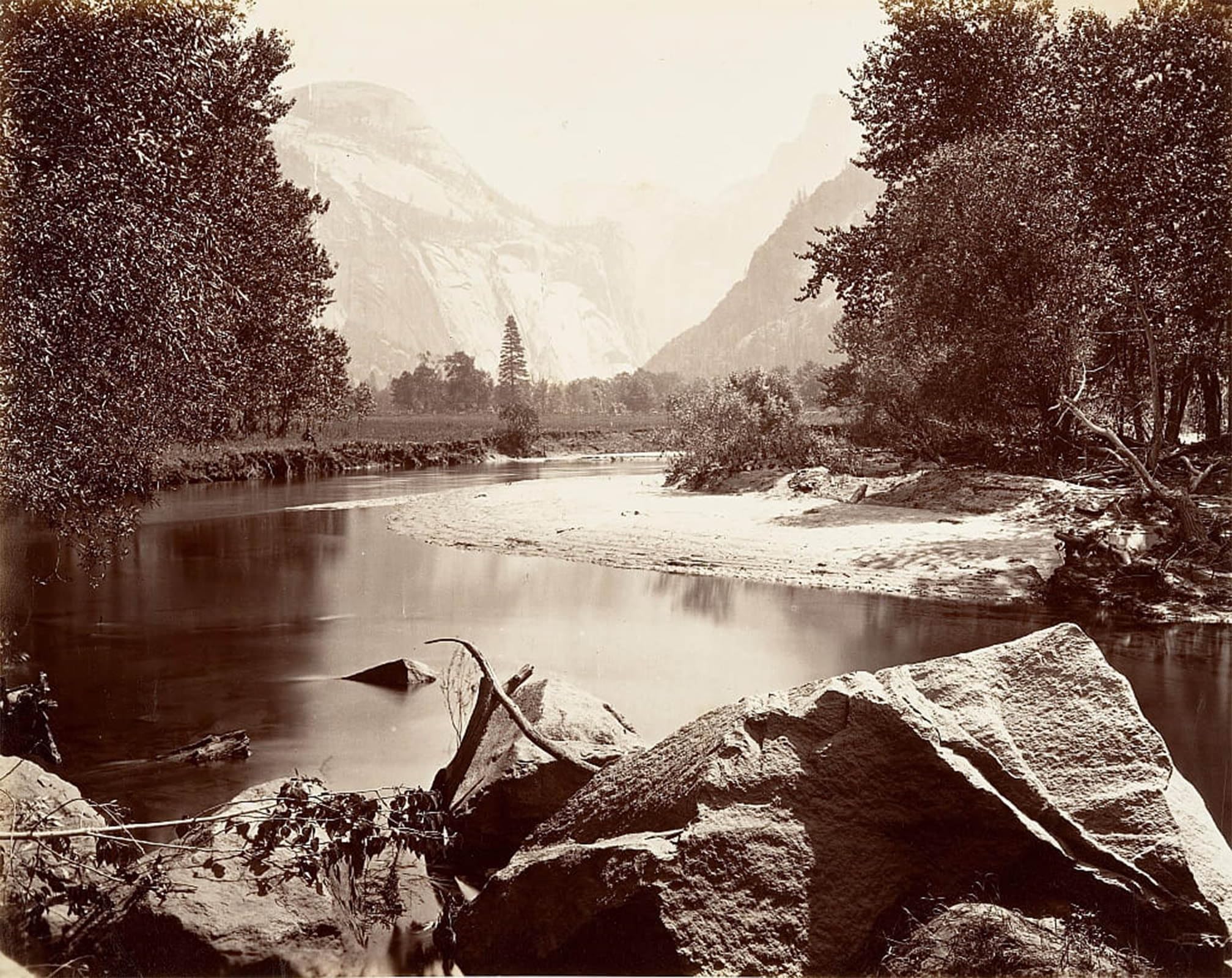 POSTERIIk Famous Modern Artwork Art Mural the Domes by Carleton E. Watkins. Oil Paintings Pictures for Home Decor 60x90cm