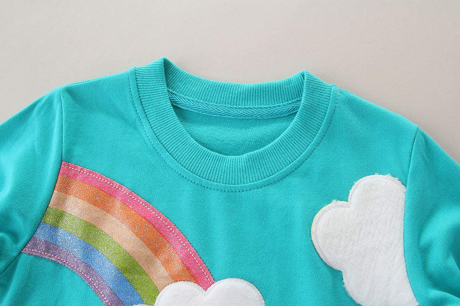 Girls Sweatshirt for Kids Cotton Top Casual Jumper Girl T Shirt Toddler Clothes Long Sleeve Pullover Age 1-12 Years — view 4