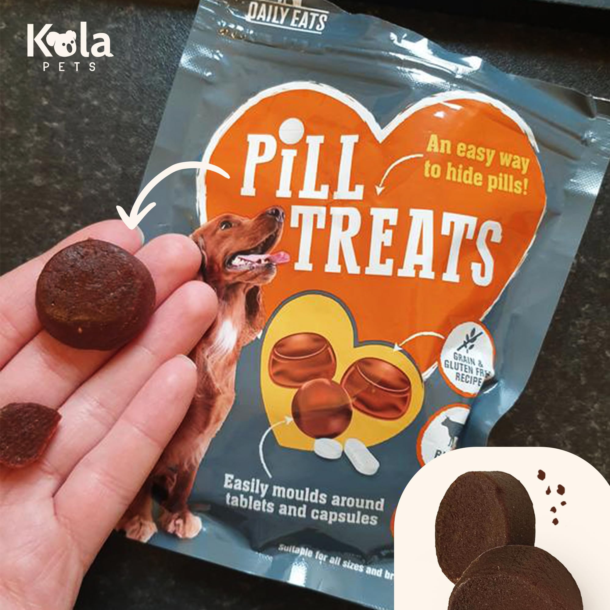 Pill Pockets for Dogs Bundle (4x80g) – Beef Flavoured Pill Assist