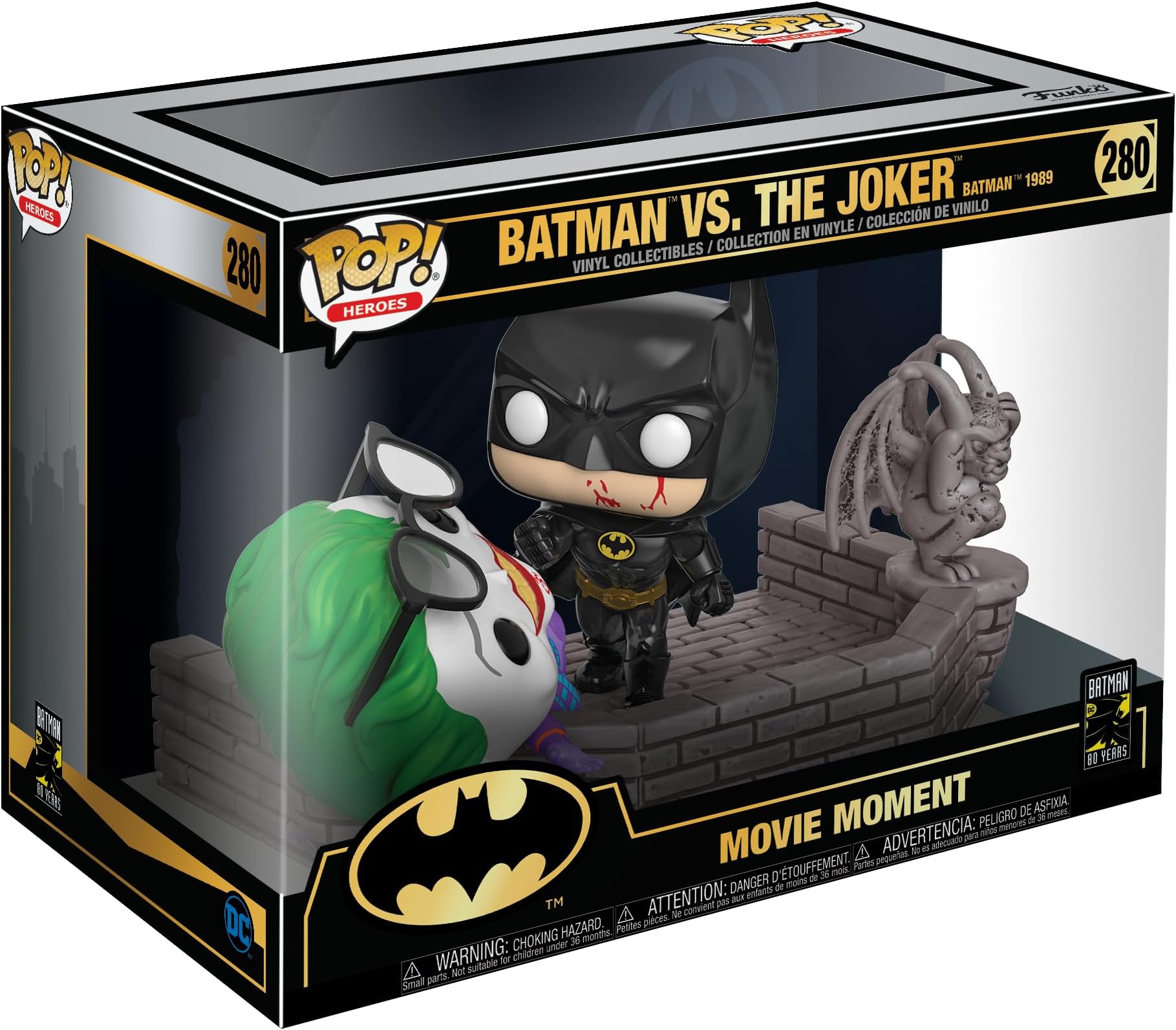 Pop! Movie Moment: Batman 80th - Batman & Joker (1989), Multicolor