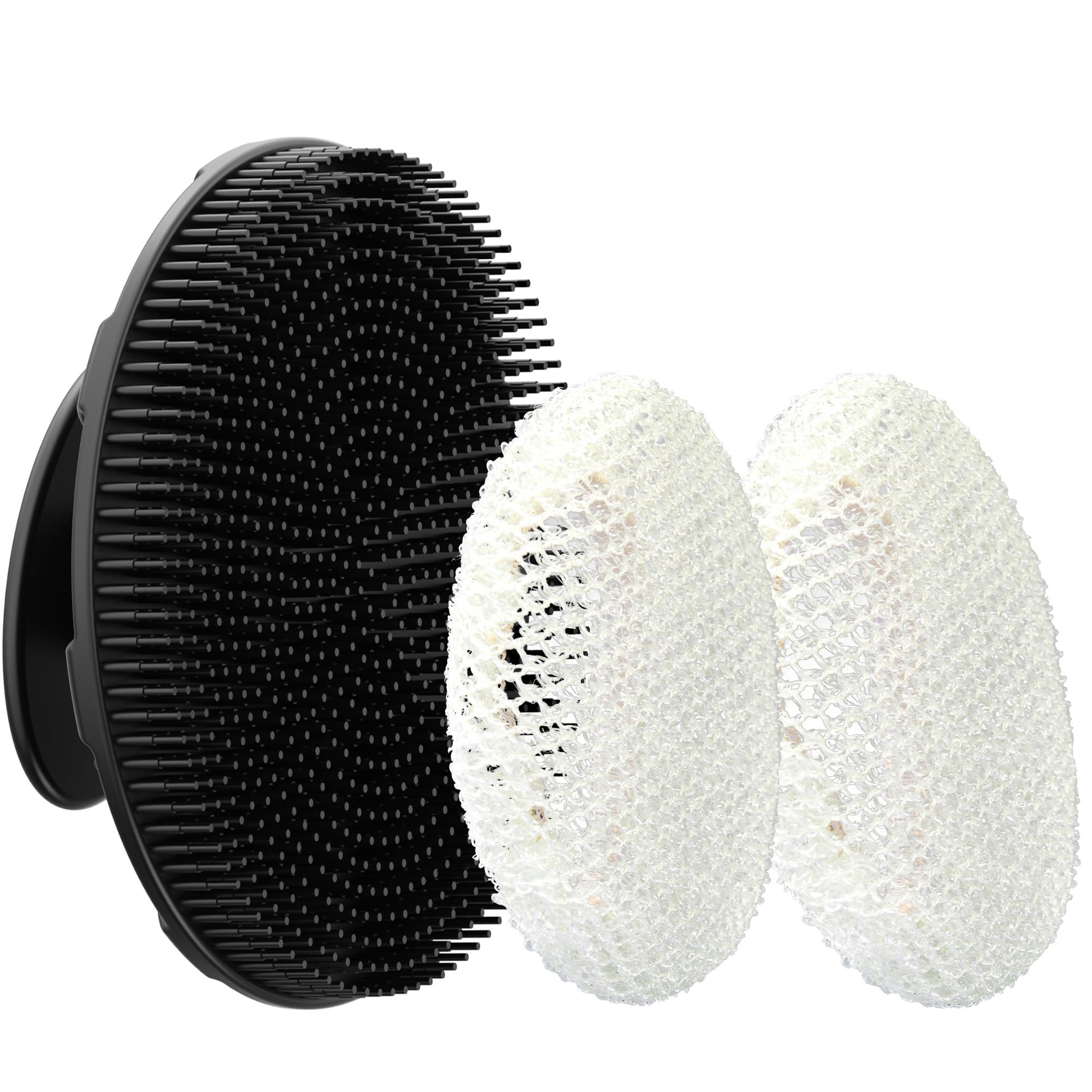 Soft Silicone Body Scrubber - Black -15 Soft Silicone Body Scrubber - Black -15