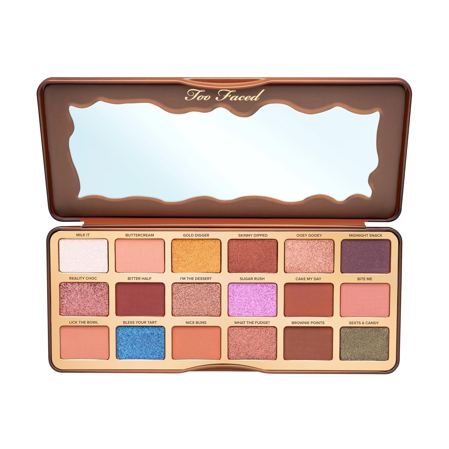 Too Faced Better Than Chocolate Eyeshadow Makeup Palette | High Pigment, Shimmer + Matte, 0.7 Ounce