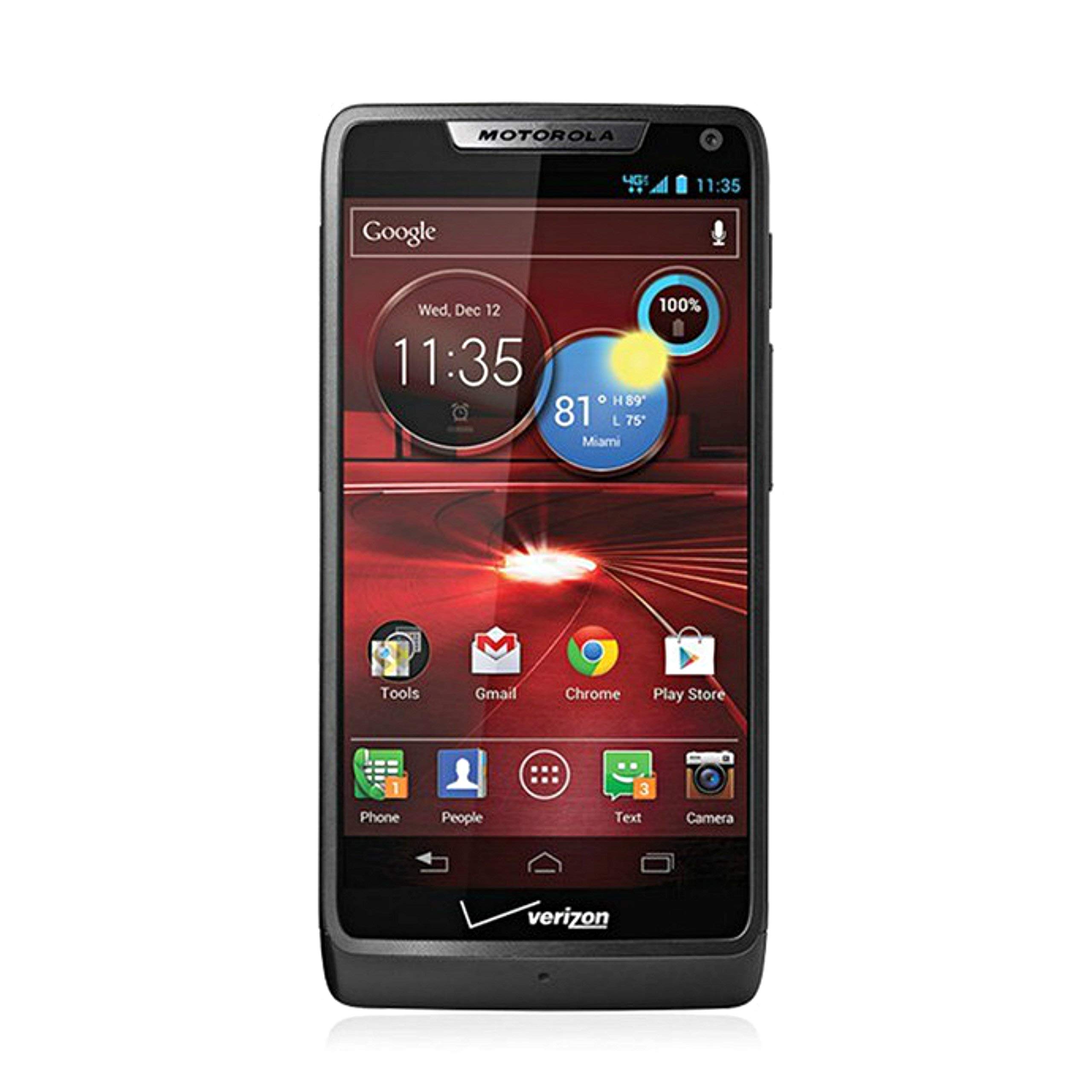 Motorola Droid RAZR M XT907 4G LTE Android Smartphone Phone (Verizon) - Black, 8GB (Renewed)